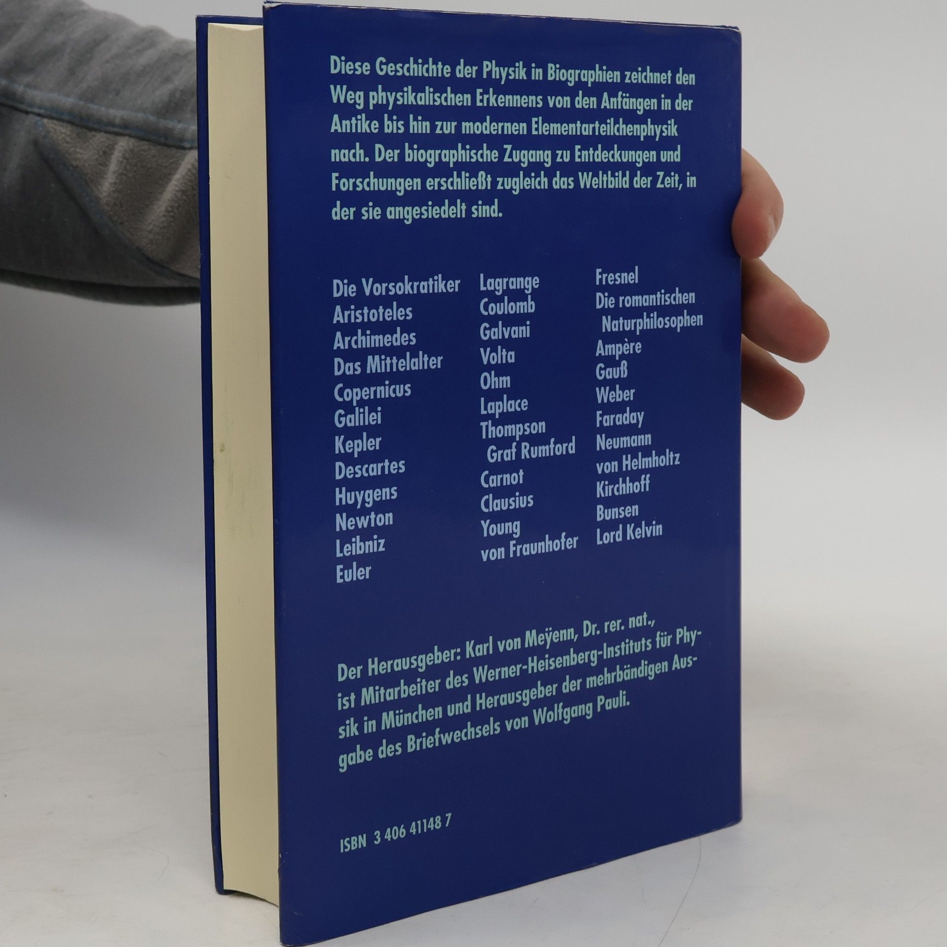 Karl von Meyenn Die Großen Physiker. Von Aristoteles bis Kelvin. Erster Band