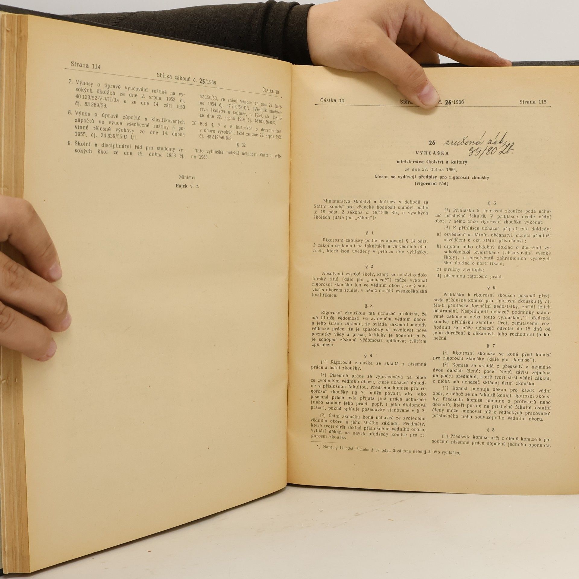 Kolektiv autorů Sbírka zákonů 1966