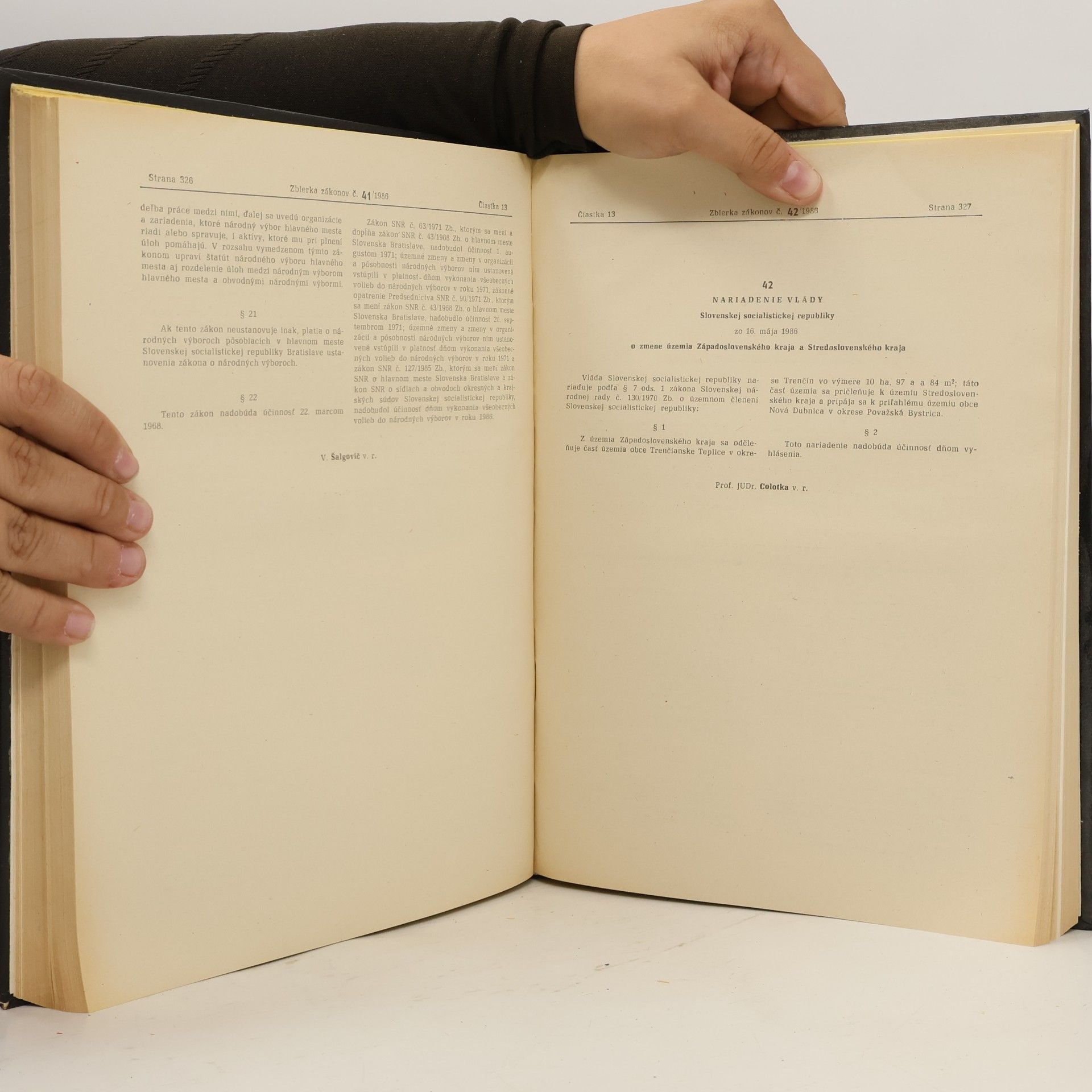 Autores varios Zbierka zákonov 1986