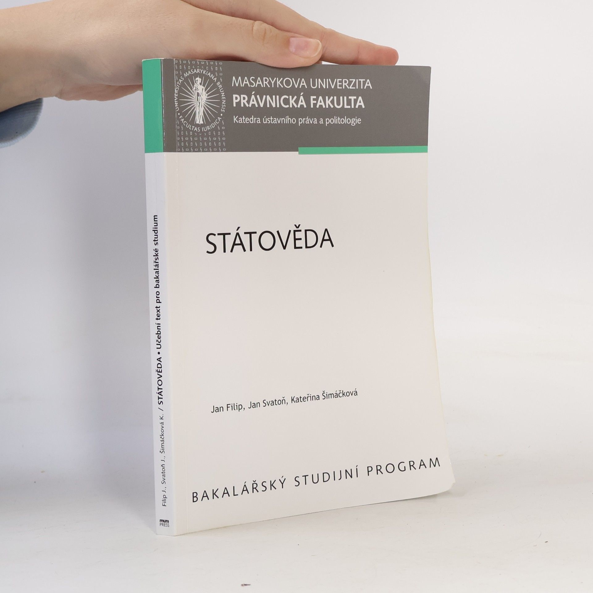 Státověda : učební text pro bakalářské studium