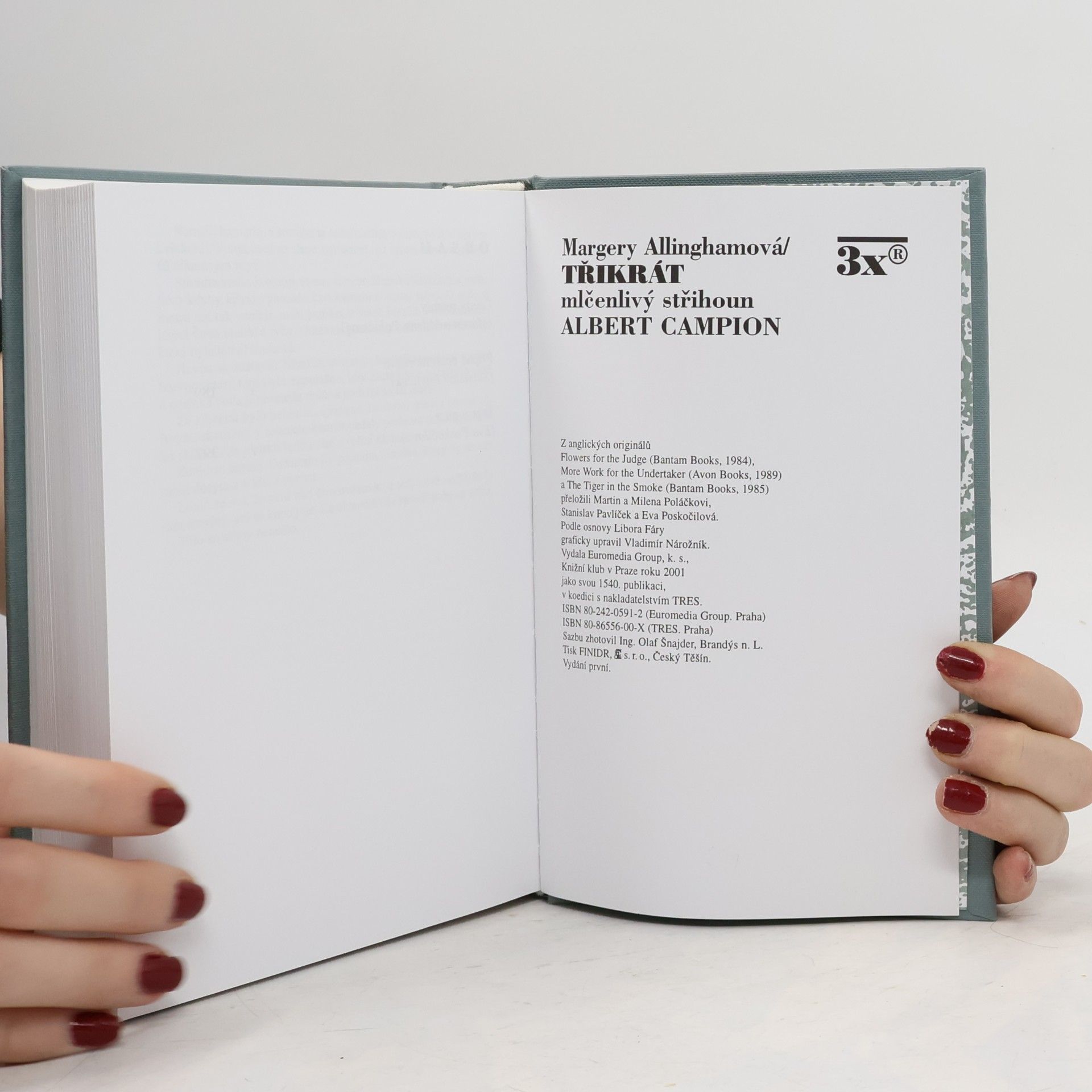 Margery Allingham Třikrát mlčenlivý střihoun Albert Campion