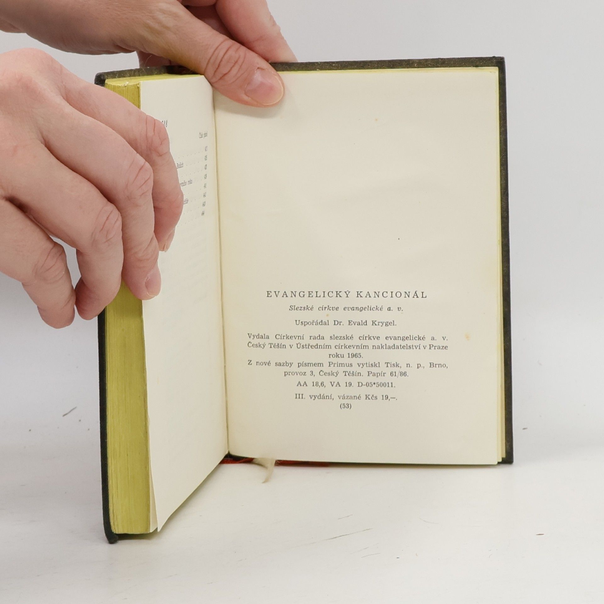 kolektiv EVANGELICKÝ KANCIONAL Slezské církve evangelické a. v.