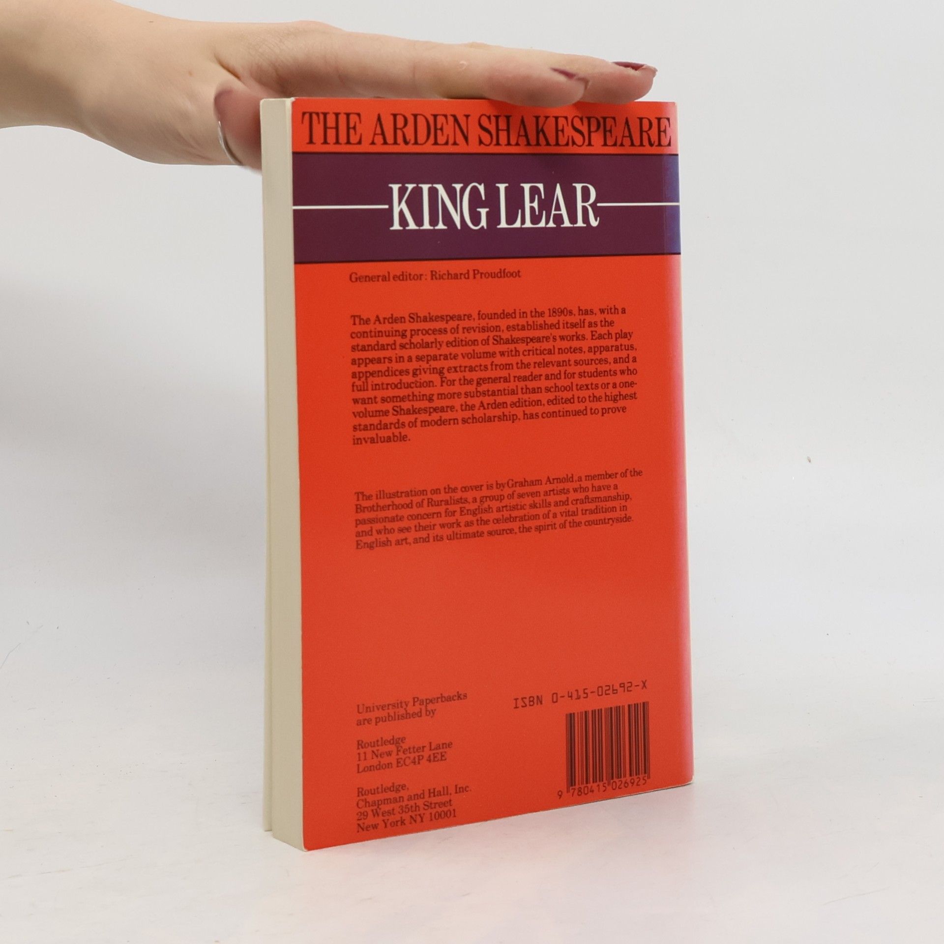 Alfred Harbage The Arden Shakespeare - 275: King Lear