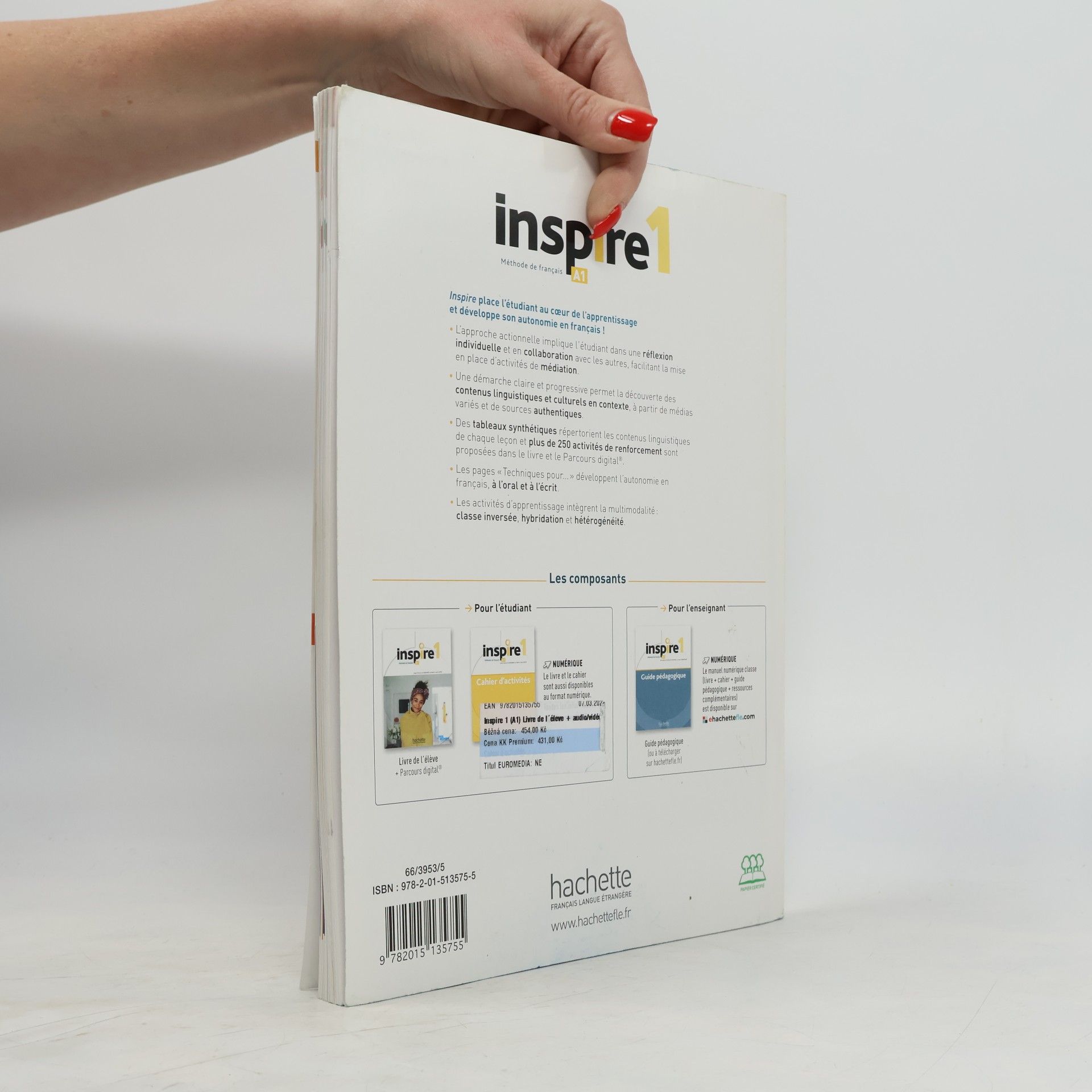 Various authors Inspire 1 podręcznik +DVD +Parcours digital