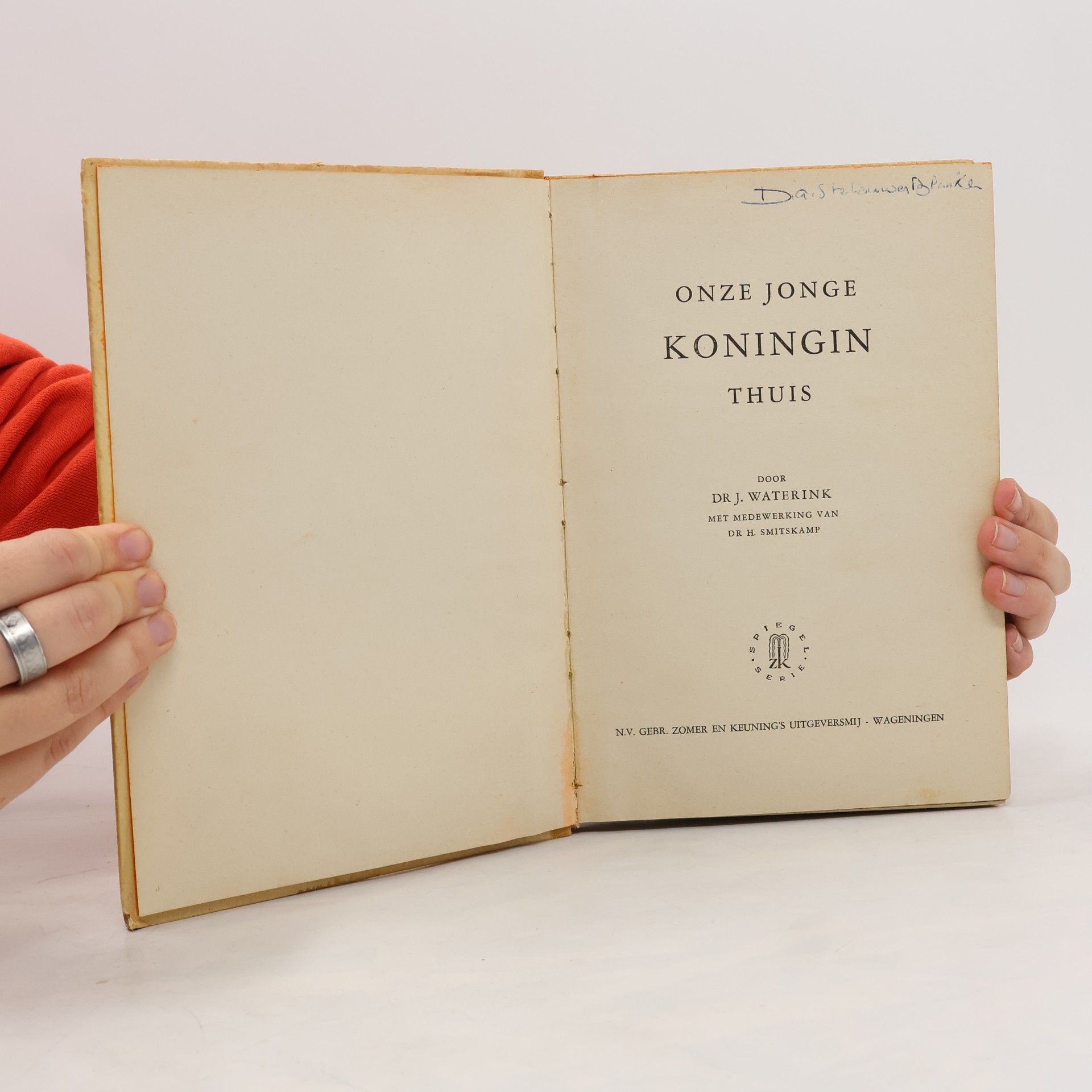 J. Waterink Onze Jonge Koningin Thuis
