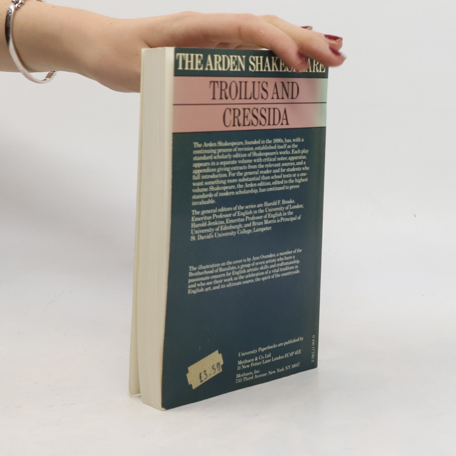 William Shakespeare The Arden Shakespeare: The History of Troilus and Cressida