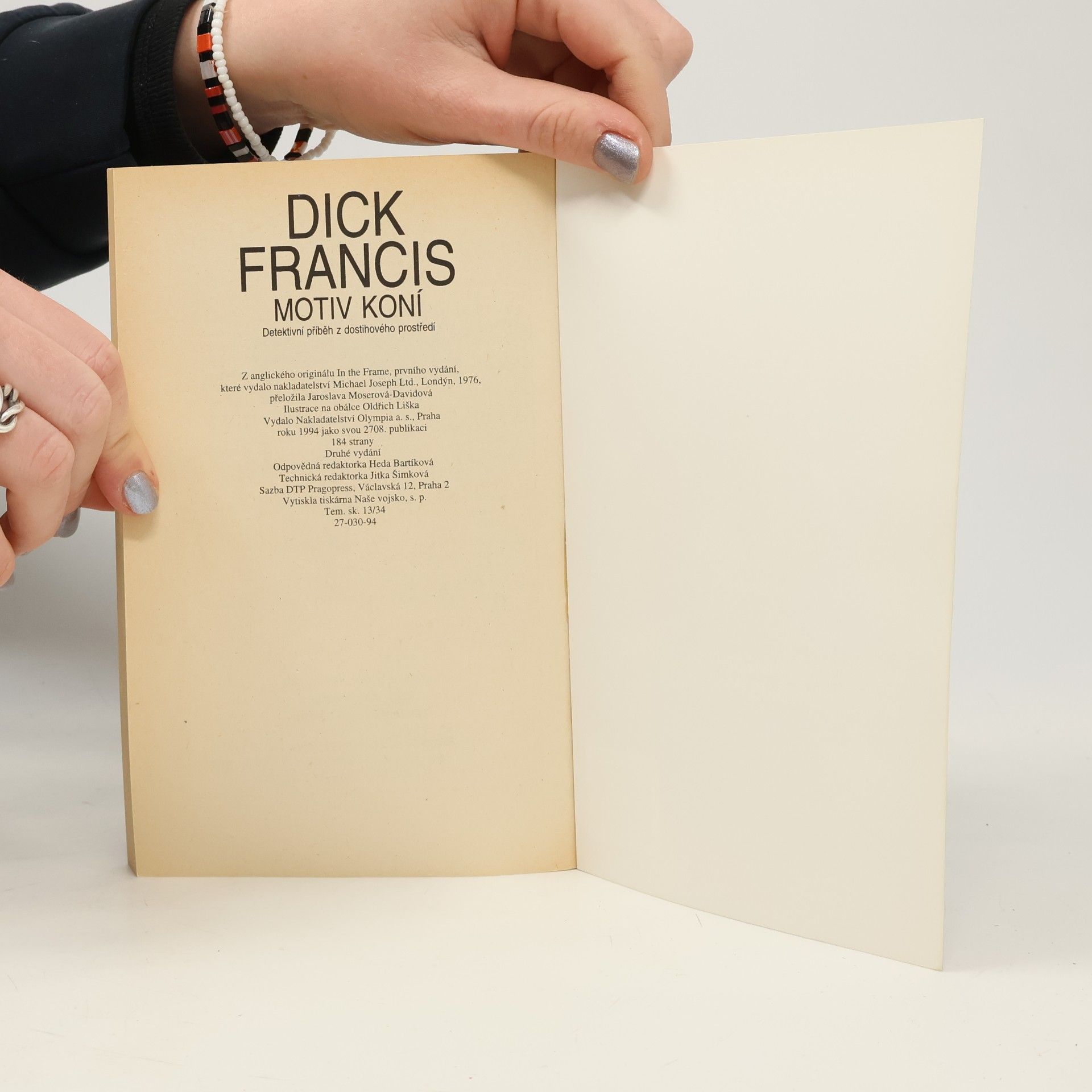 Dick Francis Motiv koní