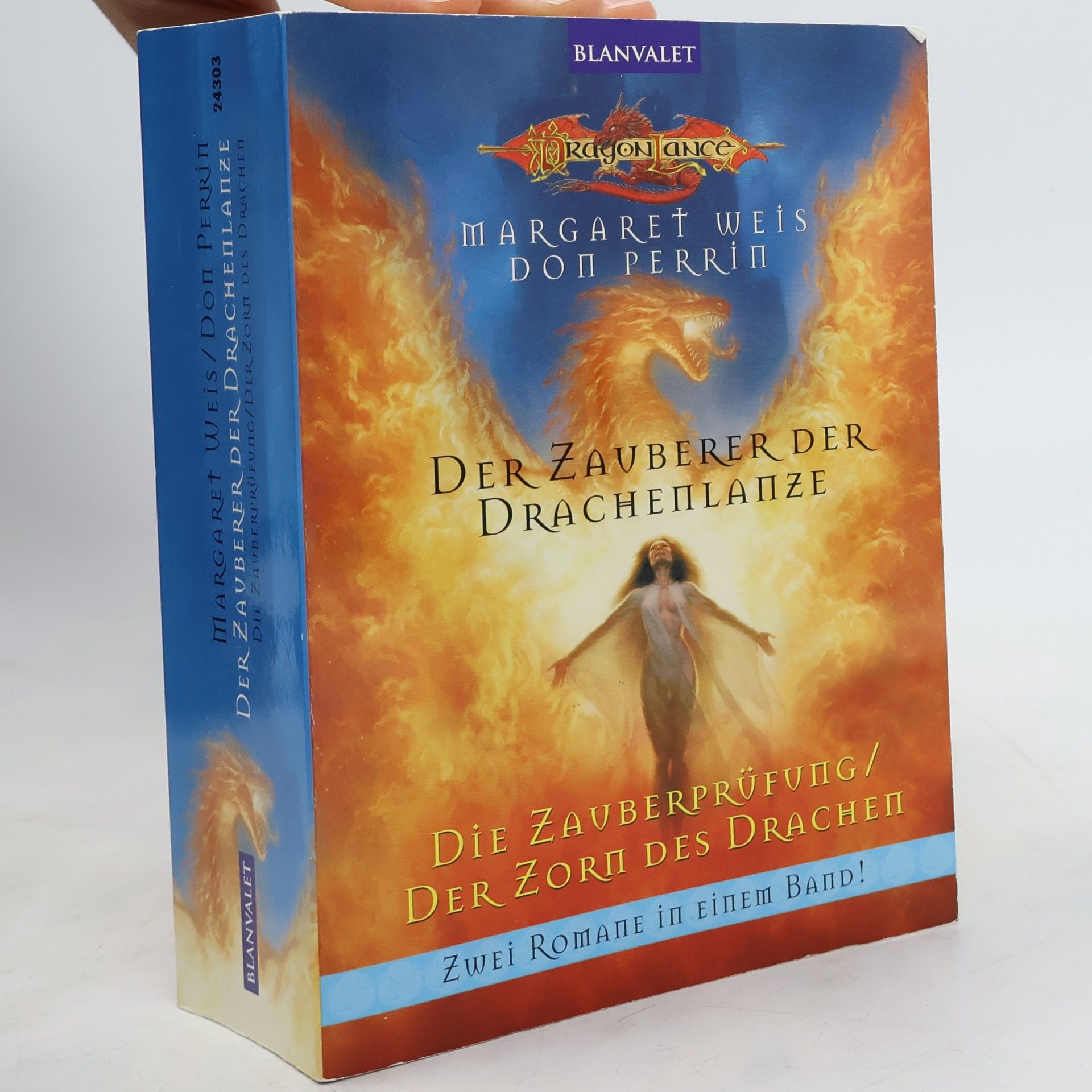 Margaret Weis Der Zauberer der Drachenlanze. Die Zauberprüfung; Der Zorn des Drachen. Zwei Romane