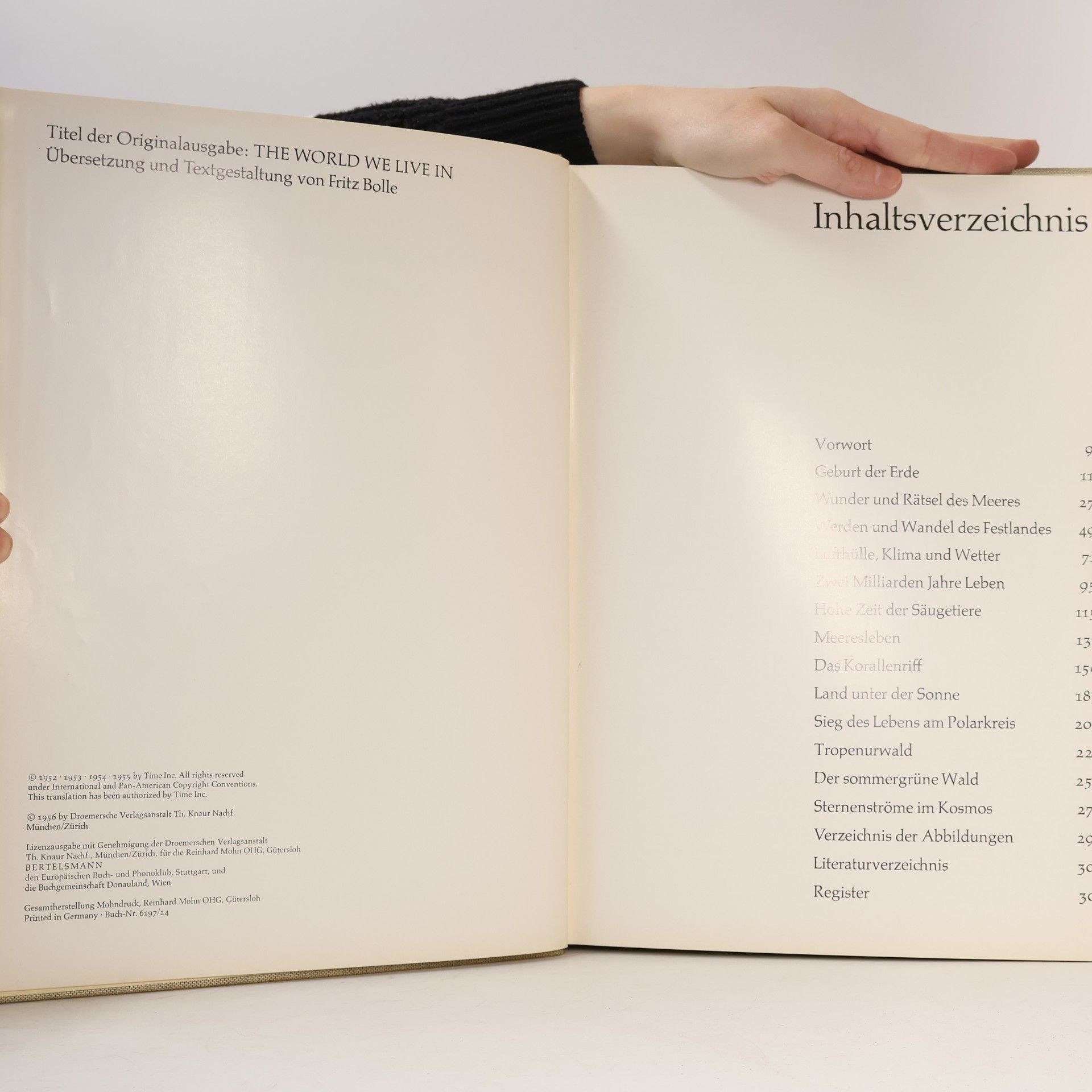 Fritz Bolle Die Welt in der wir Leben