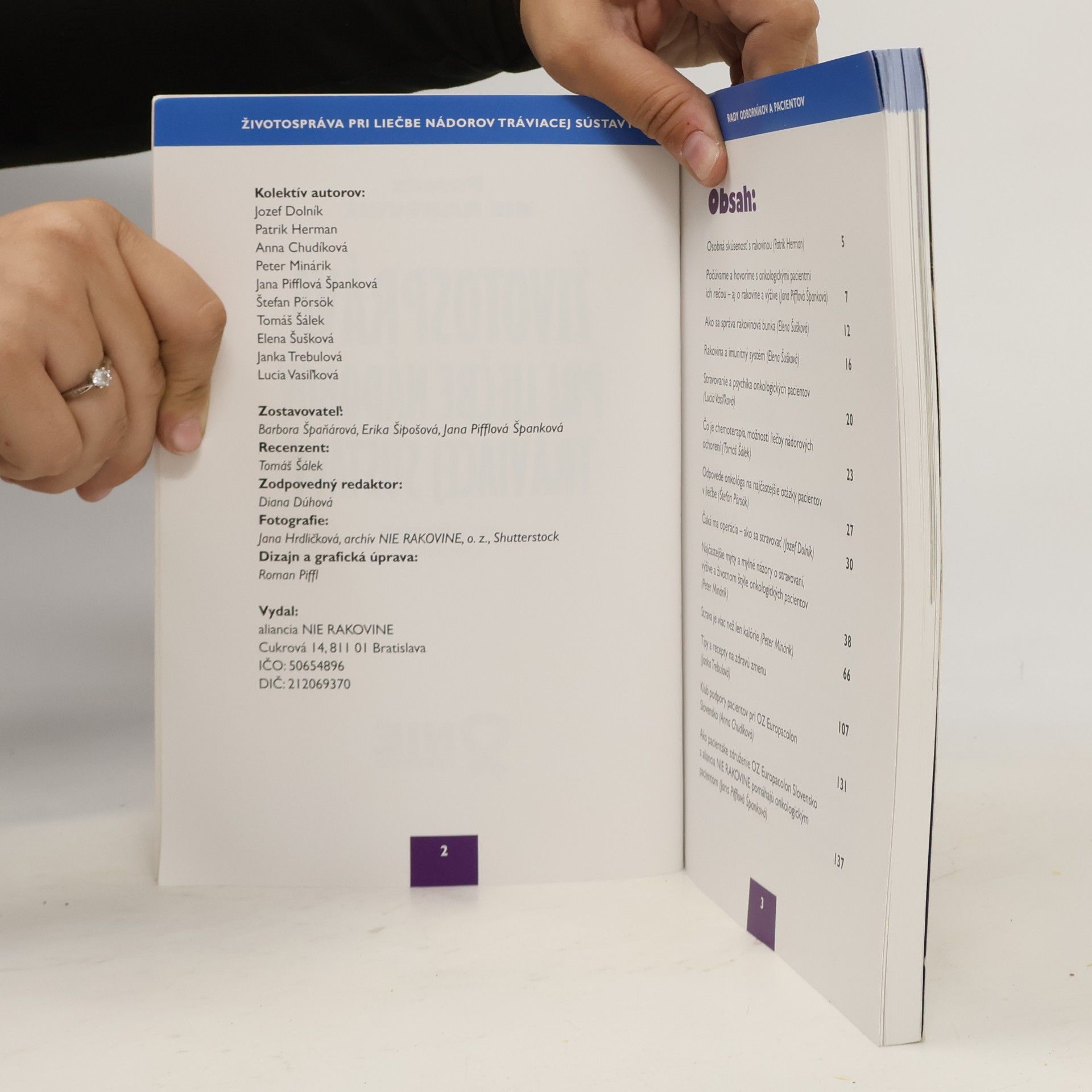 Autorenkollektiv Životospráva pri liečbe nádorov tráviacej sústavy