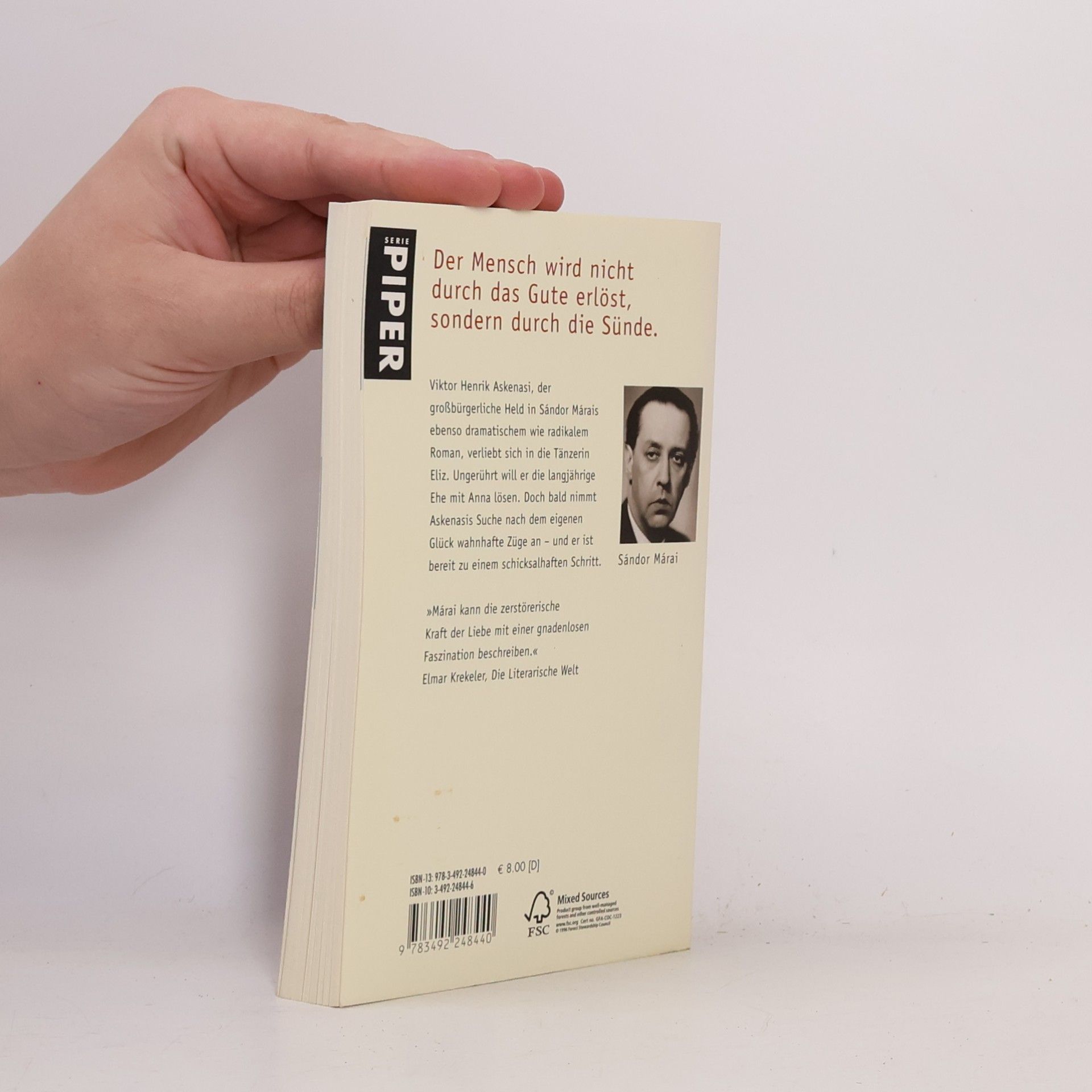 Sándor Márai Die Fremde