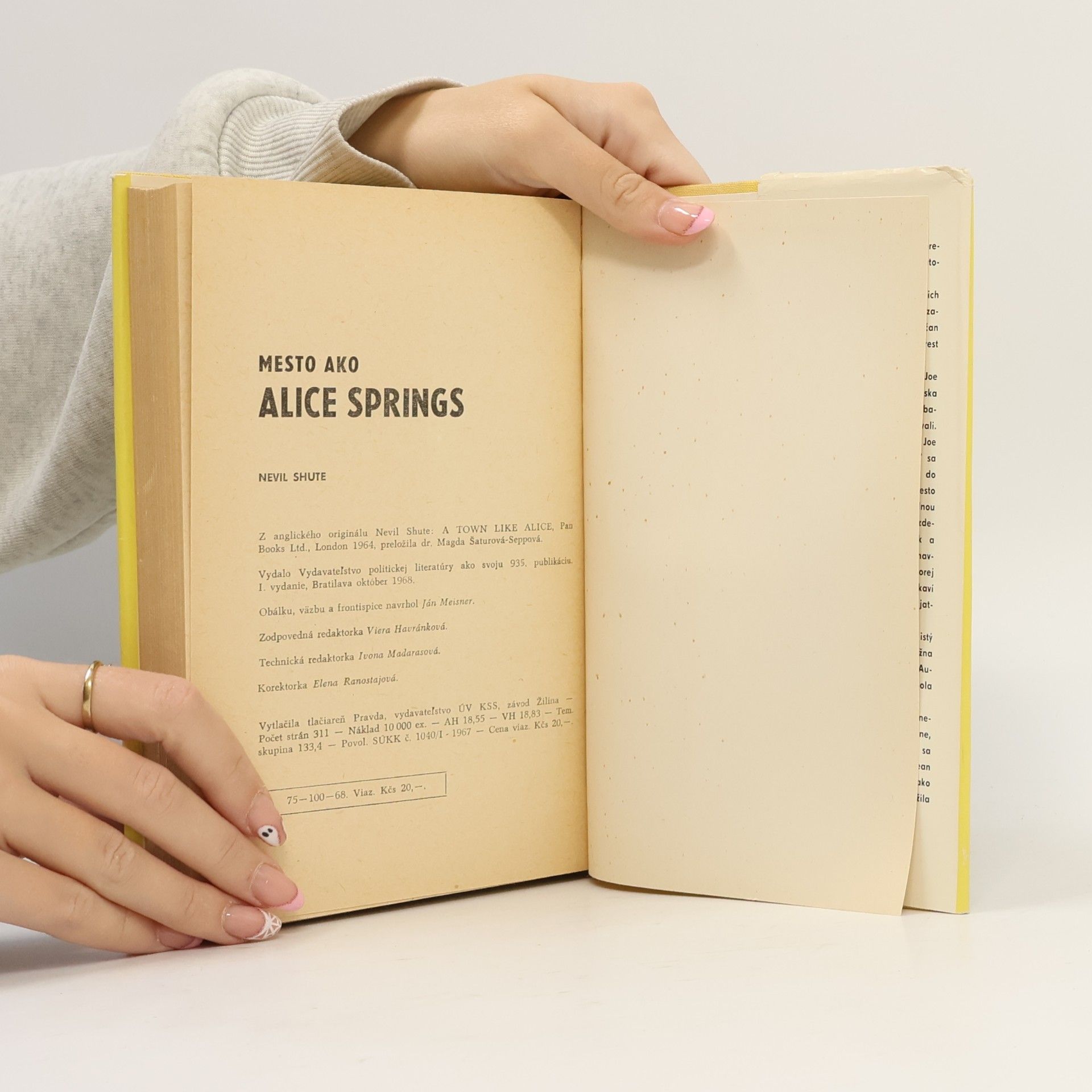 Nevil Shute Mesto ako Alice Springs