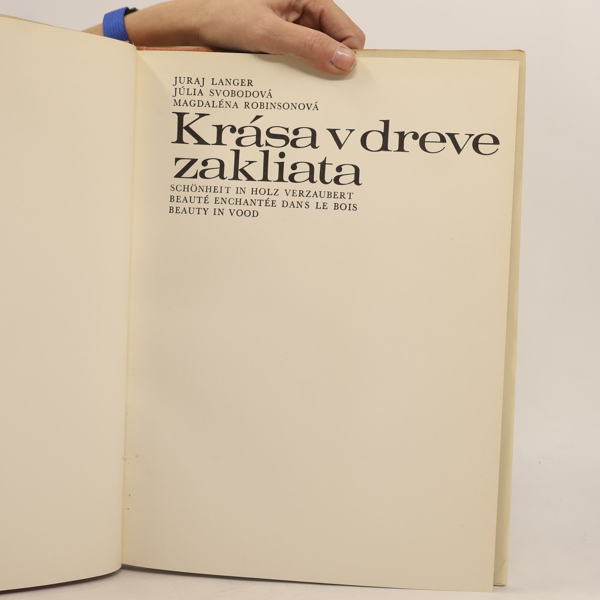 Jiří Langer Krása v dreve zakliata