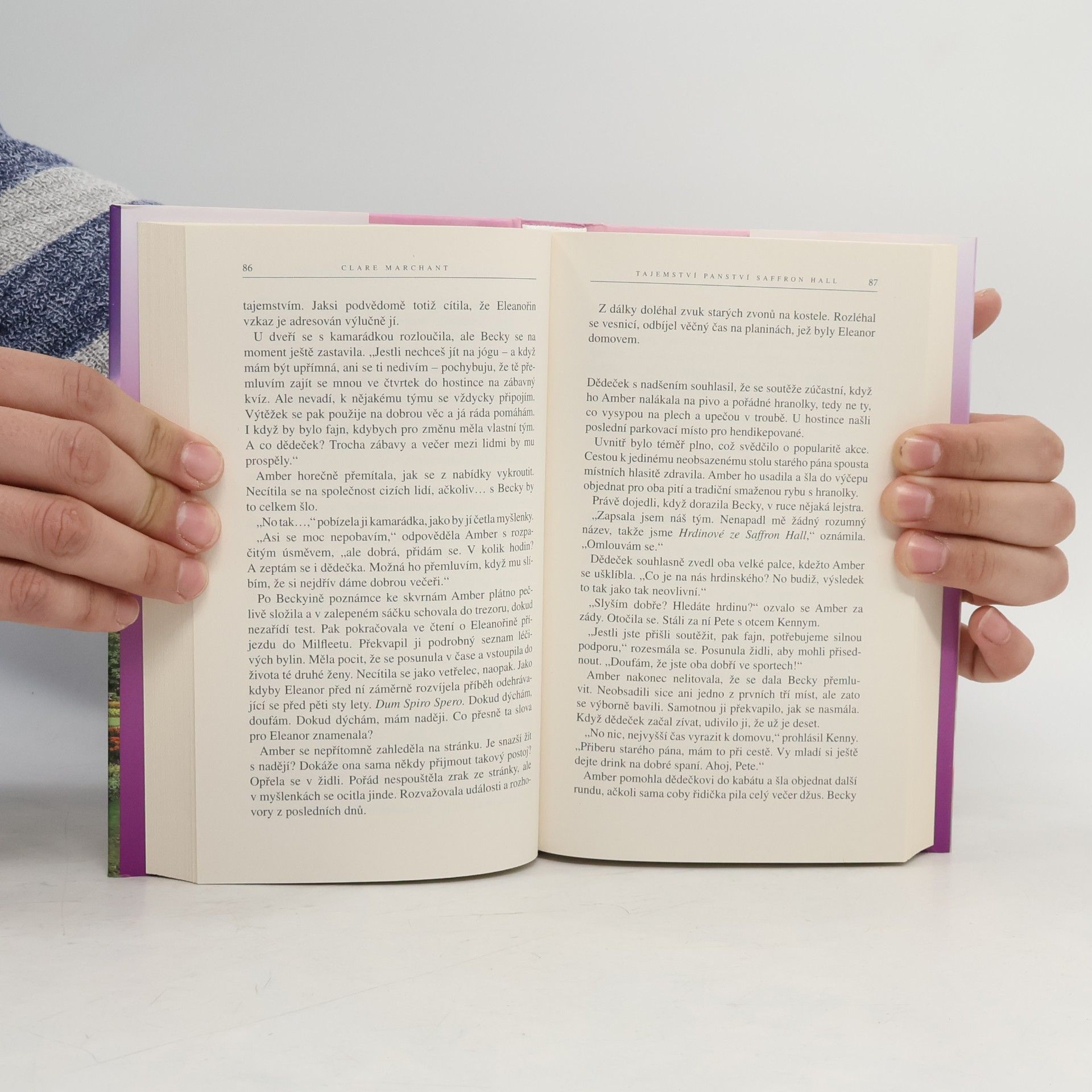 Clare Marchant Tajemství panství Saffron Hall