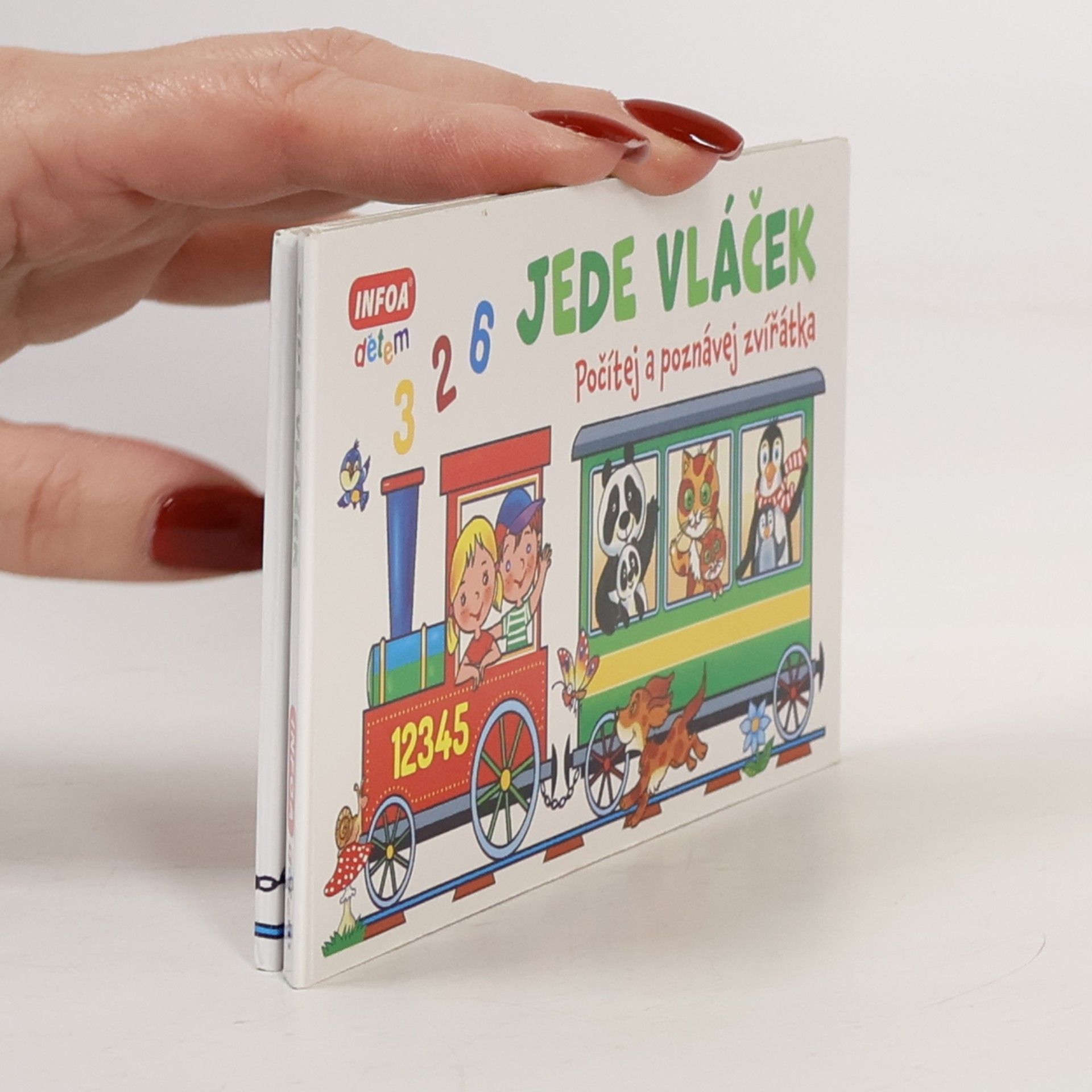 Jede vláček. Počítej a poznávej zvířátka