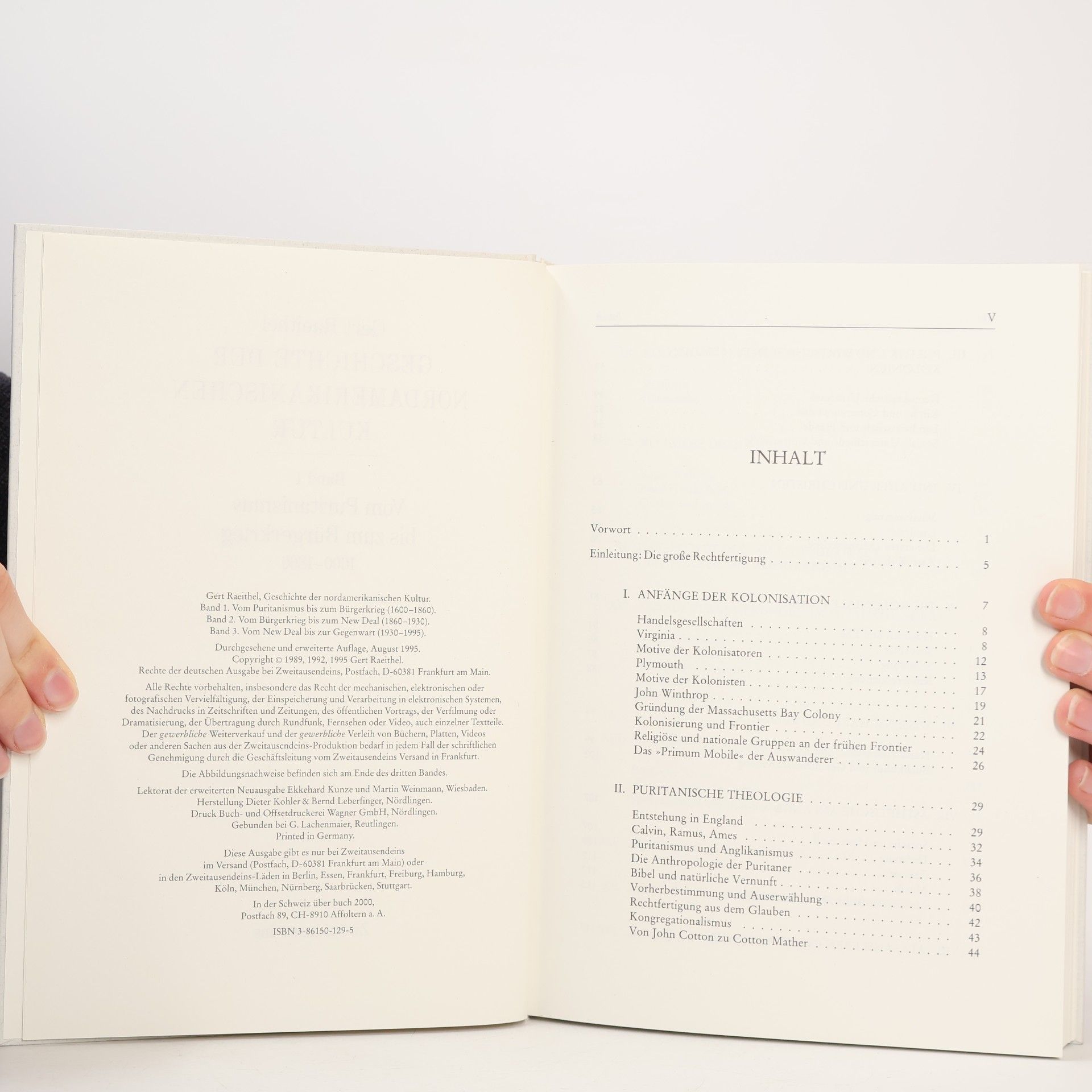 Gert Raeithel Geschichte der nordamerikanischen Kultur. Band 1-3