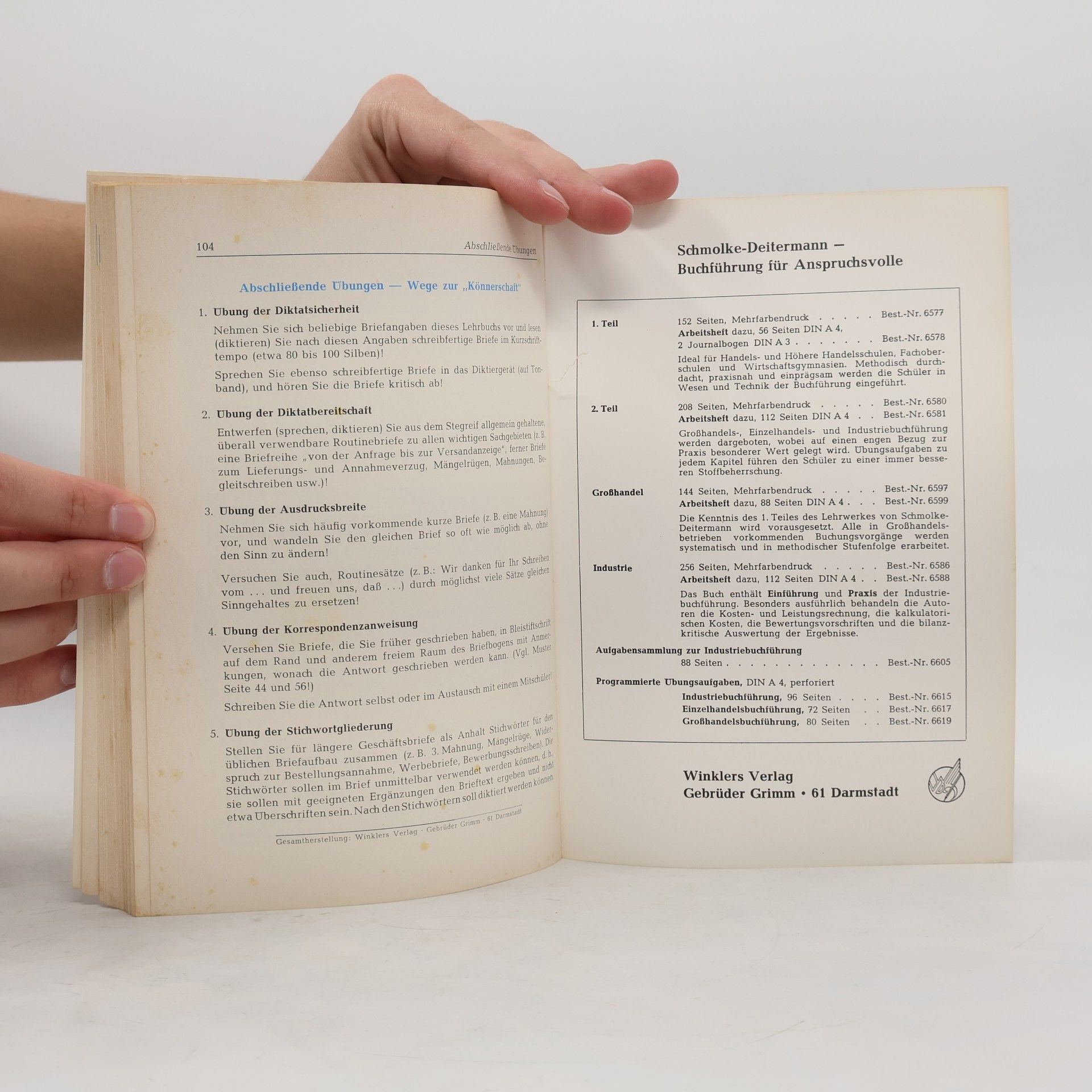 Egon Reinhardt Betriebswirtschaftlicher Schriftverkehr