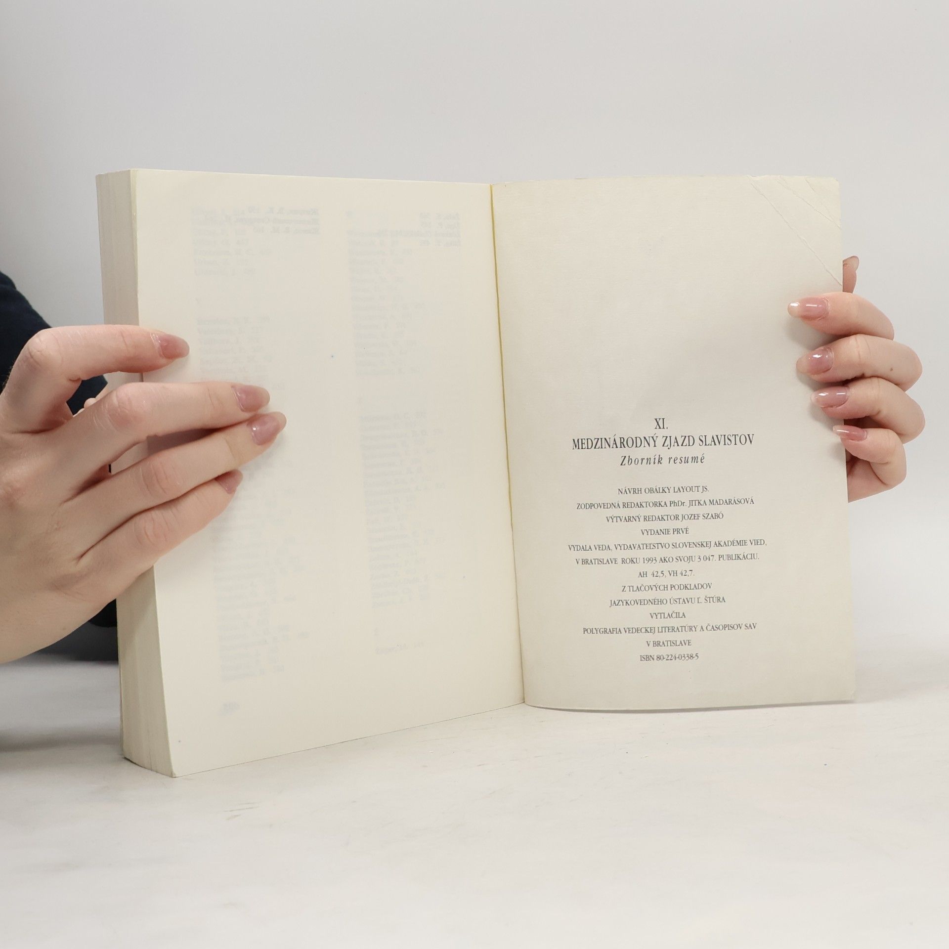 Various authors Medzinárodný zjazd slavistov XI