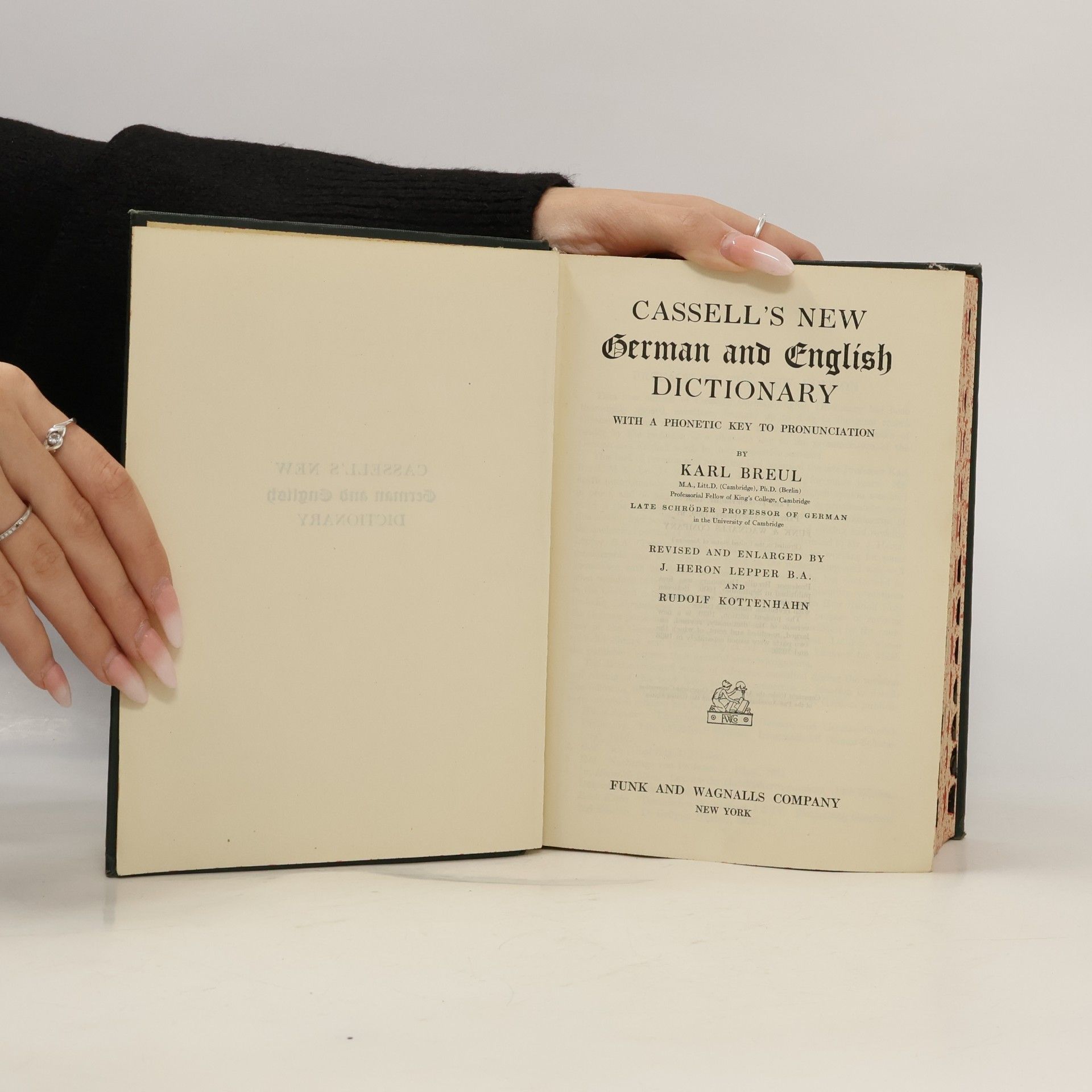 Karl Breul Cassell's New German Dictionary