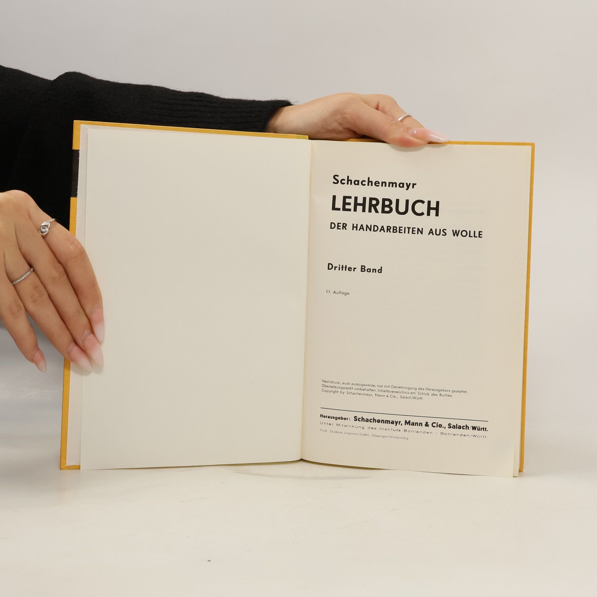 Autorenkollektiv Schachenmayr Lehrbuch der Handarbeiten aus Wolle. 3. Band