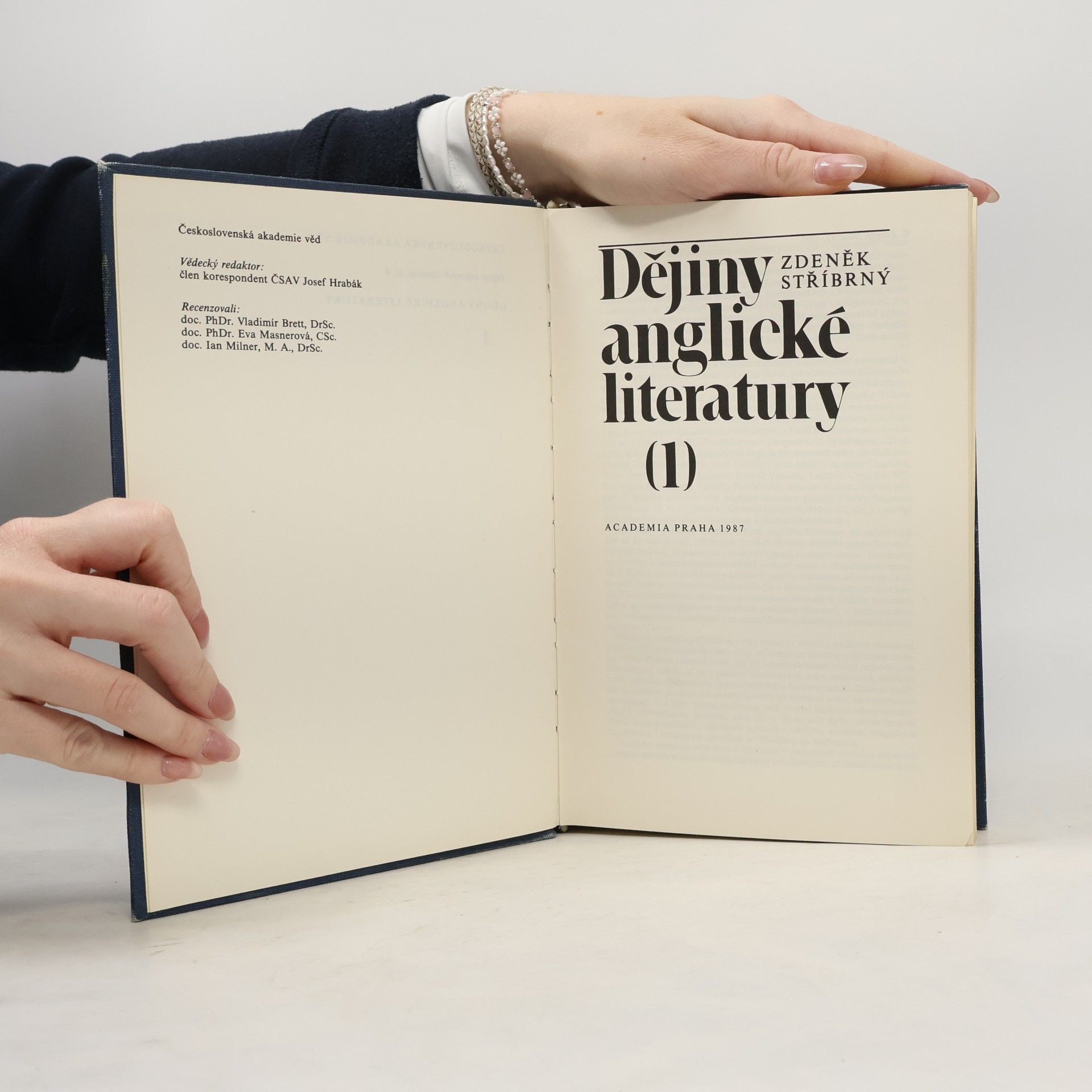 Zdeněk Stříbrný Dějiny anglické literatury 1