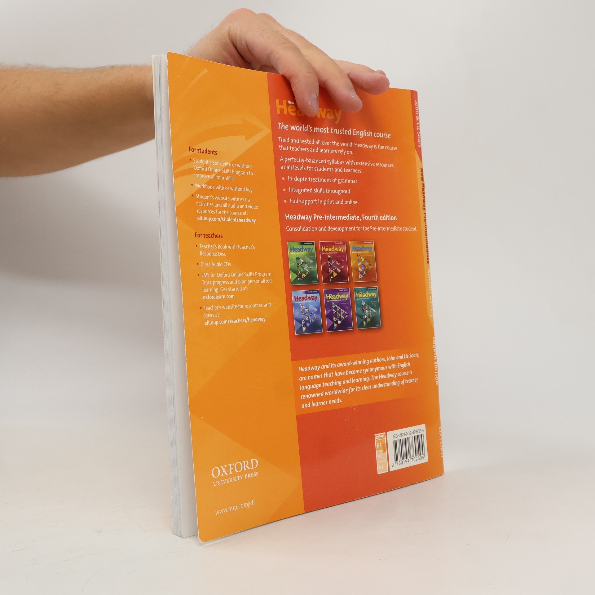 Liz Soars New Headway. Fourth edition. Pre-intermediate. Workbook with key