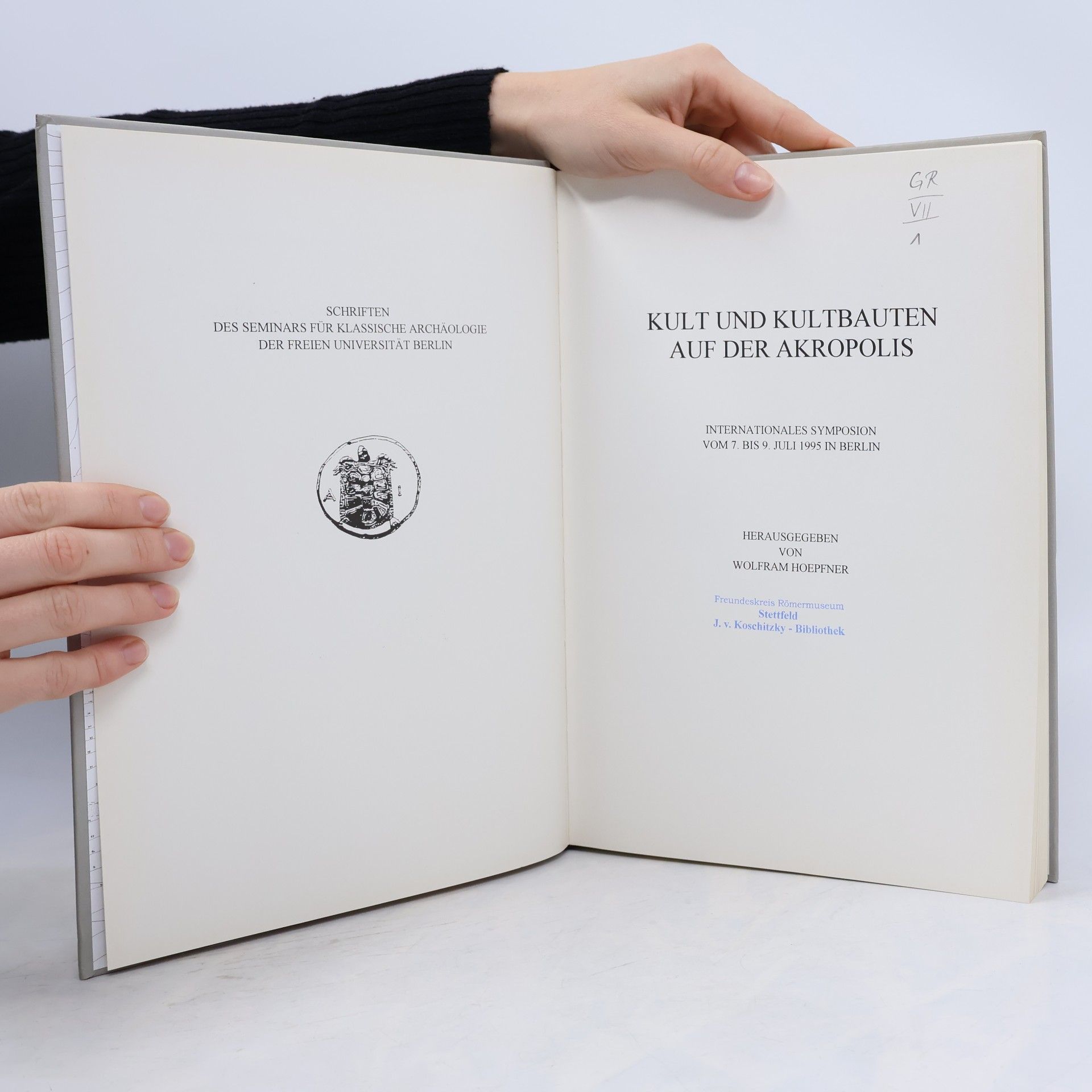E. Gilliéron Kult und Kultbauten auf der Akropolis