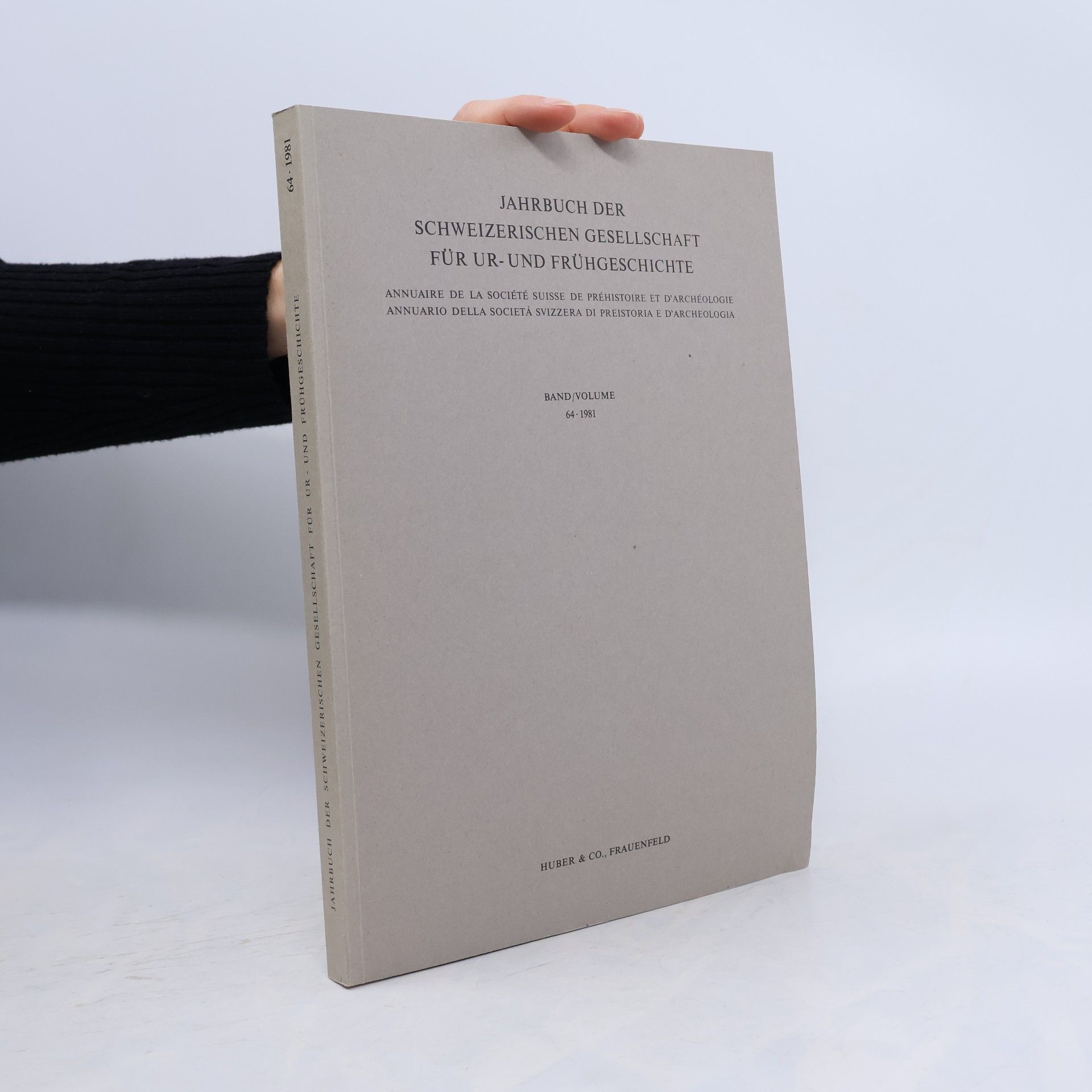 kolektiv Jahrbuch der Schweizerischen Gesellschaft für Ur- und Frühgeschichte