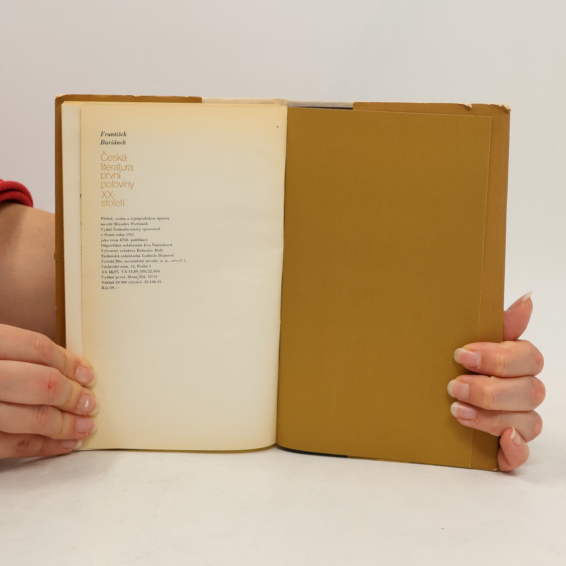 František Buriánek Česká literatura první poloviny XX. století