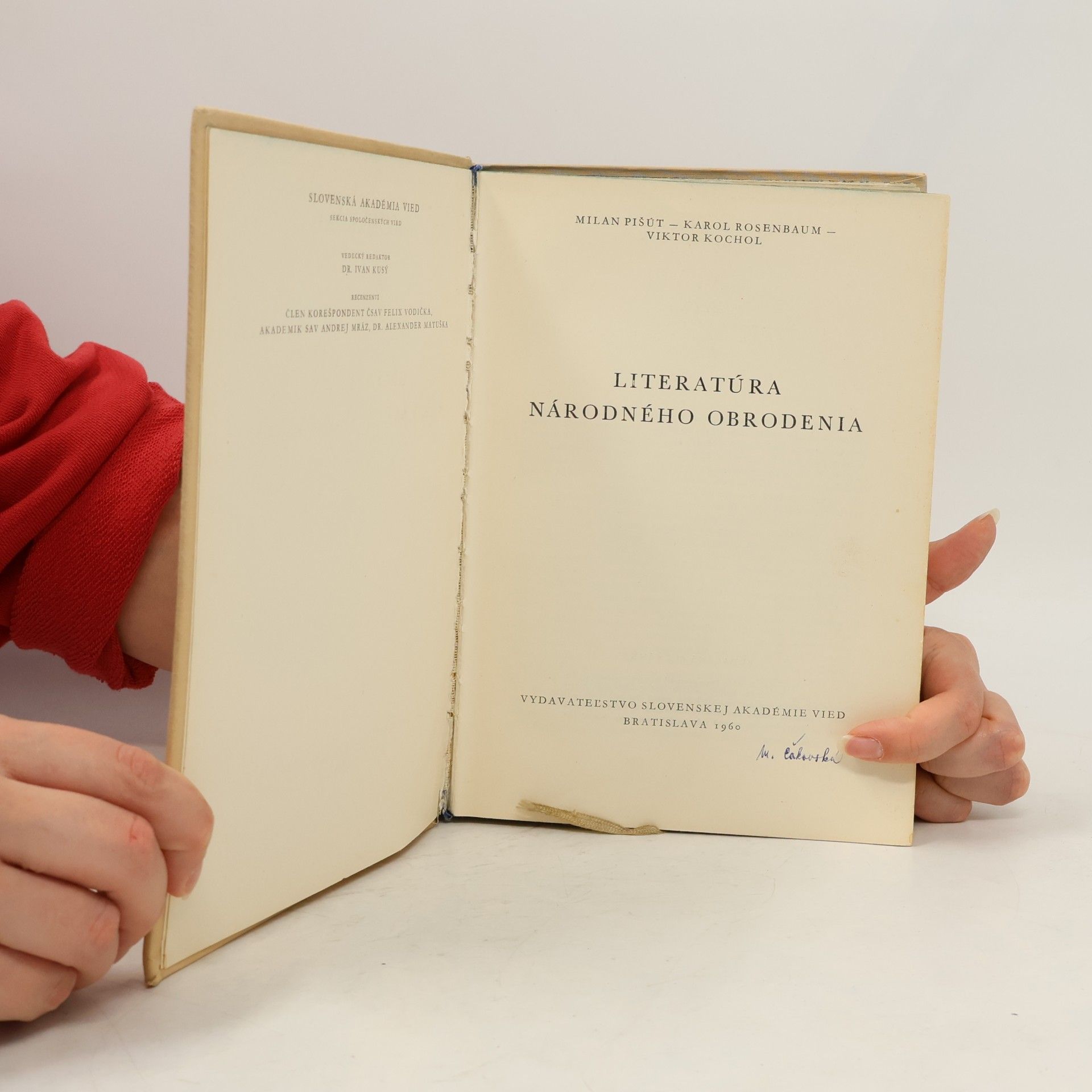 Karol Rosenbaum Dejiny slovenskej literatúry II