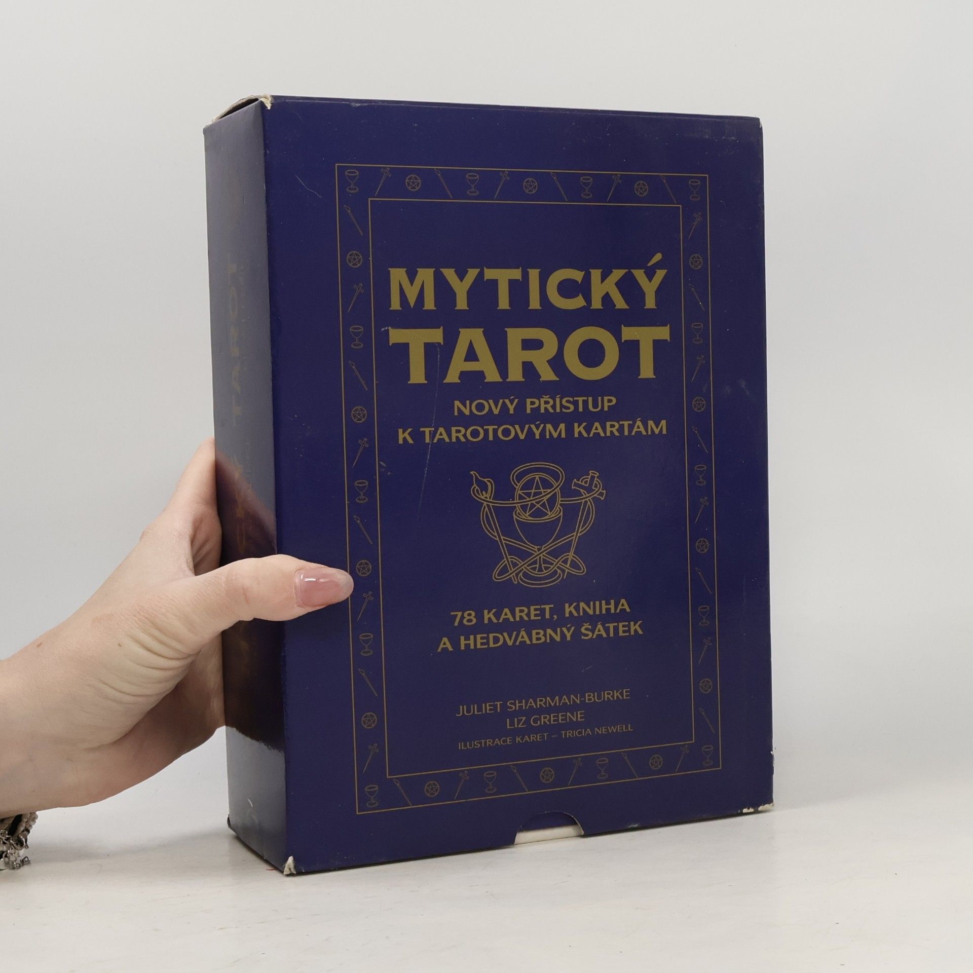 Mytický tarot + 78 tarotových karet + šátek