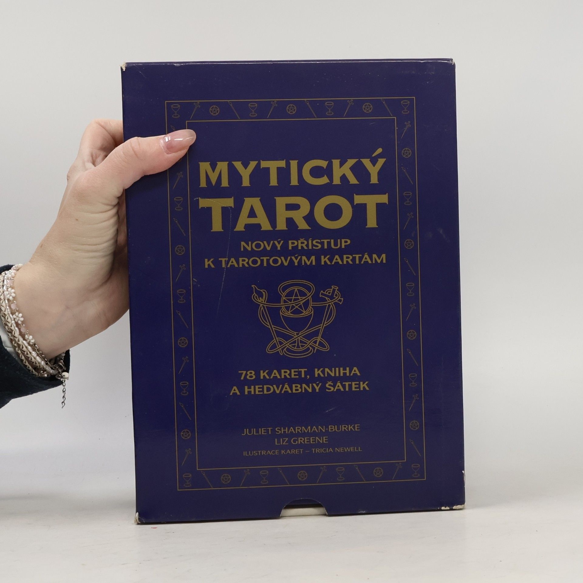 Liz Greene Mytický tarot + 78 tarotových karet + šátek
