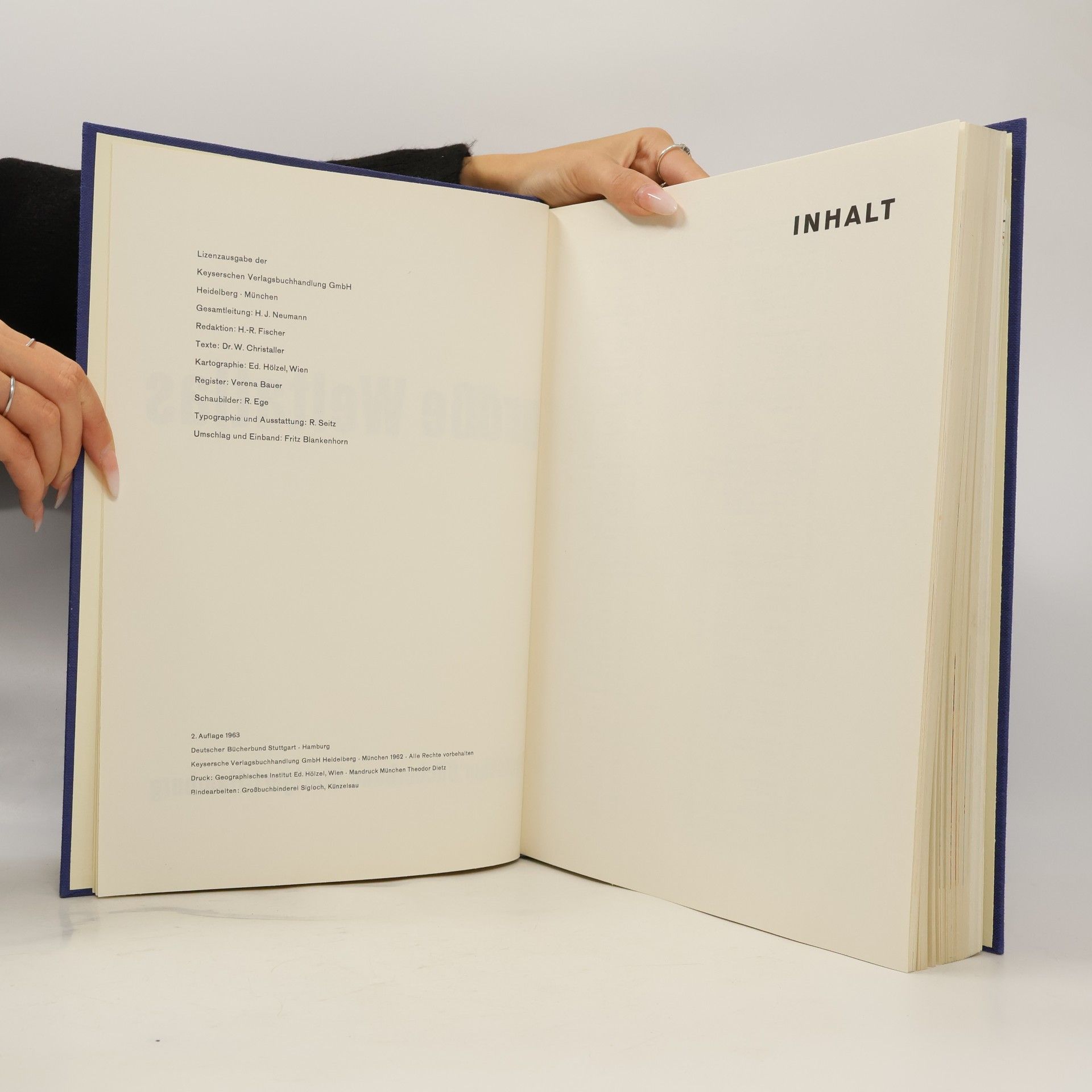 Walter Christaller Der grosse Weltatlas