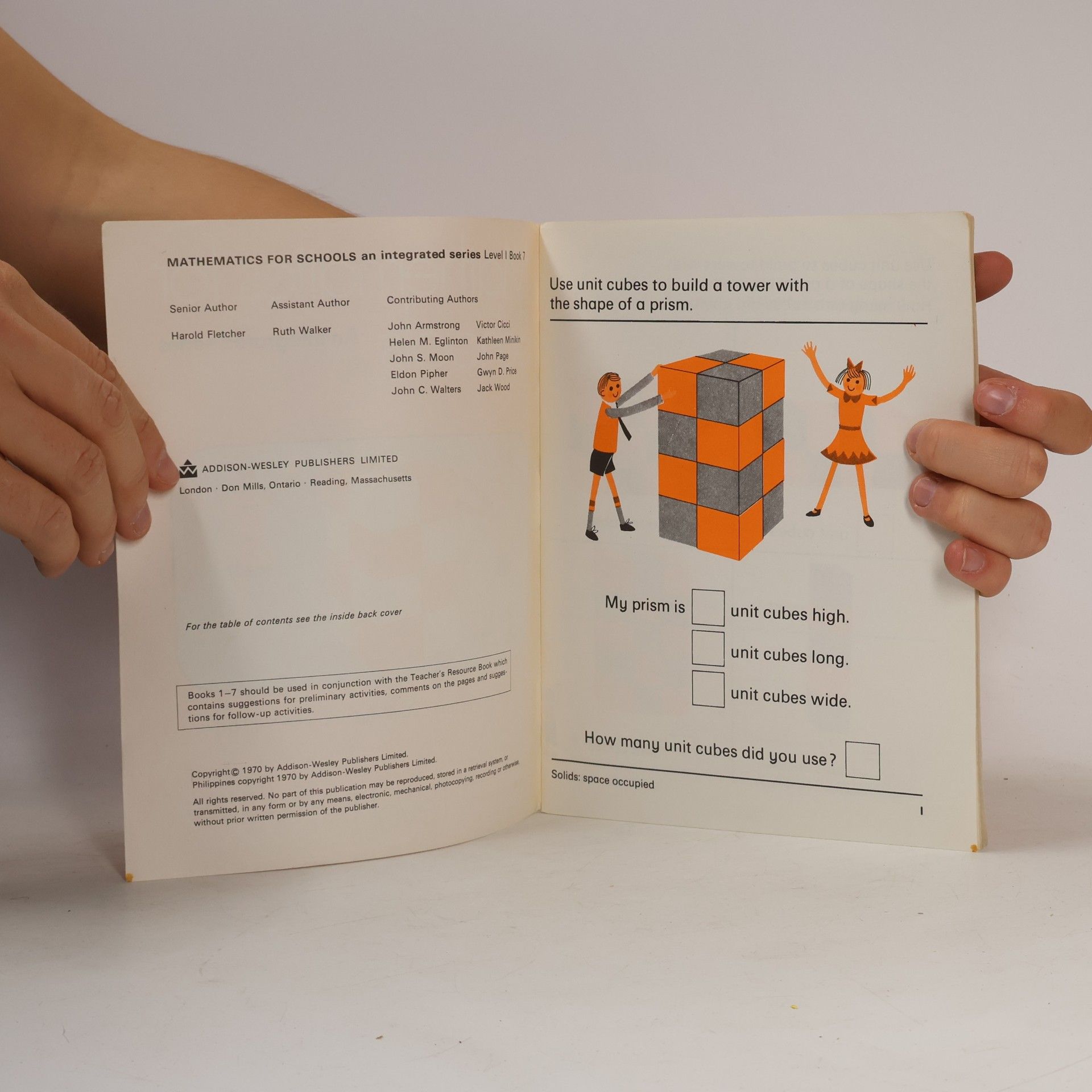 Harold Fletcher Mathematics for Schools. Level I Book 7