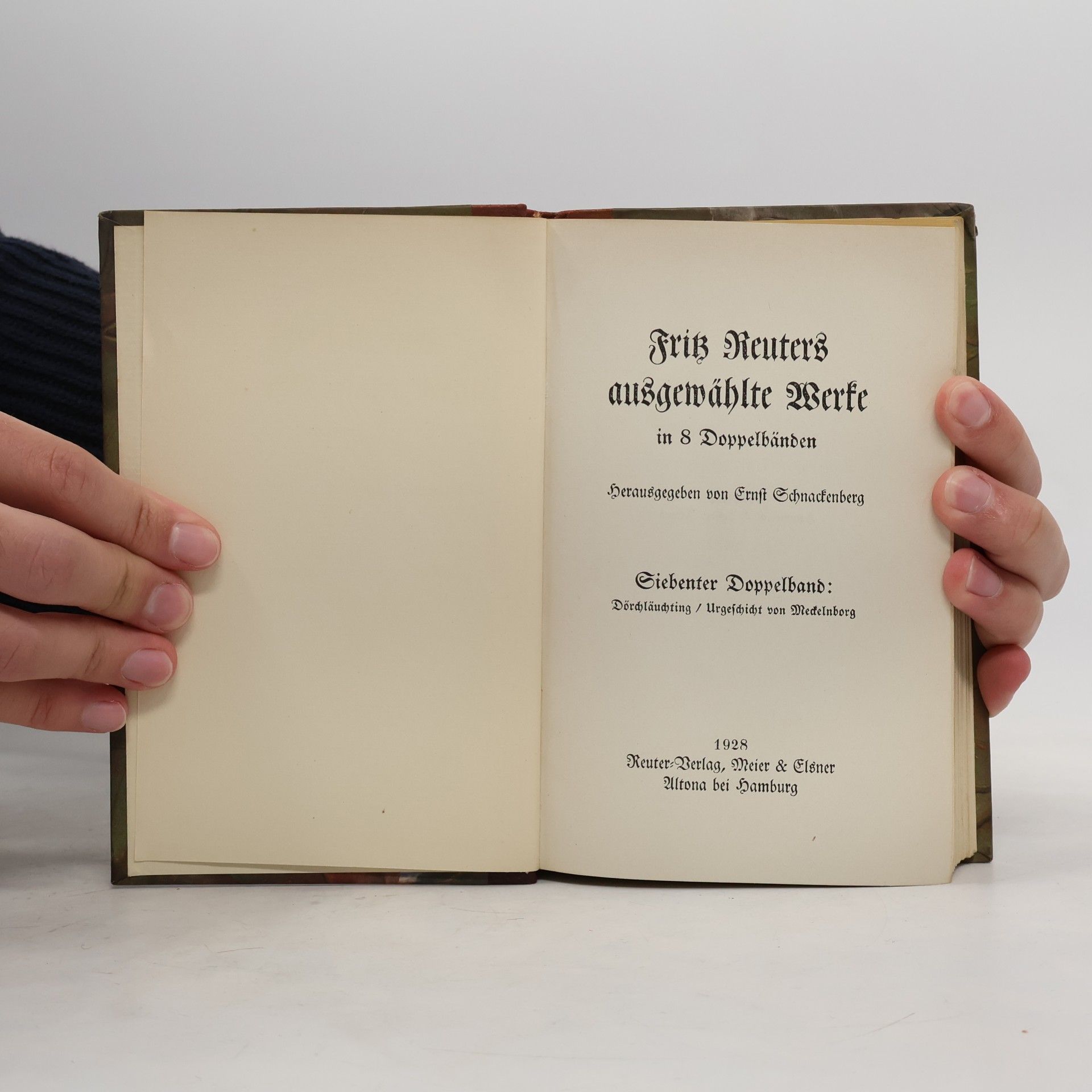 Fritz Reuter Fritz Reuters ausgewählte Werke Band 7