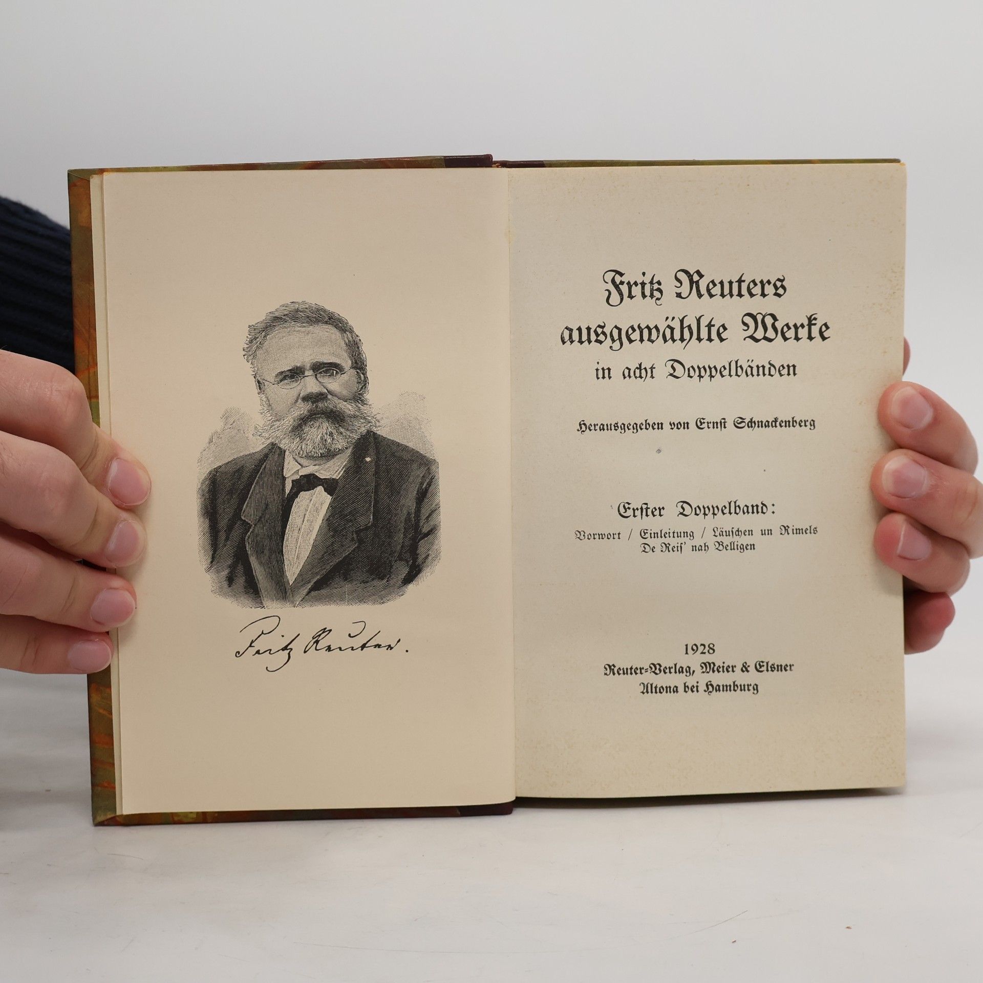 Fritz Reuter Fritz Reuters ausgewählte Werke Band 1