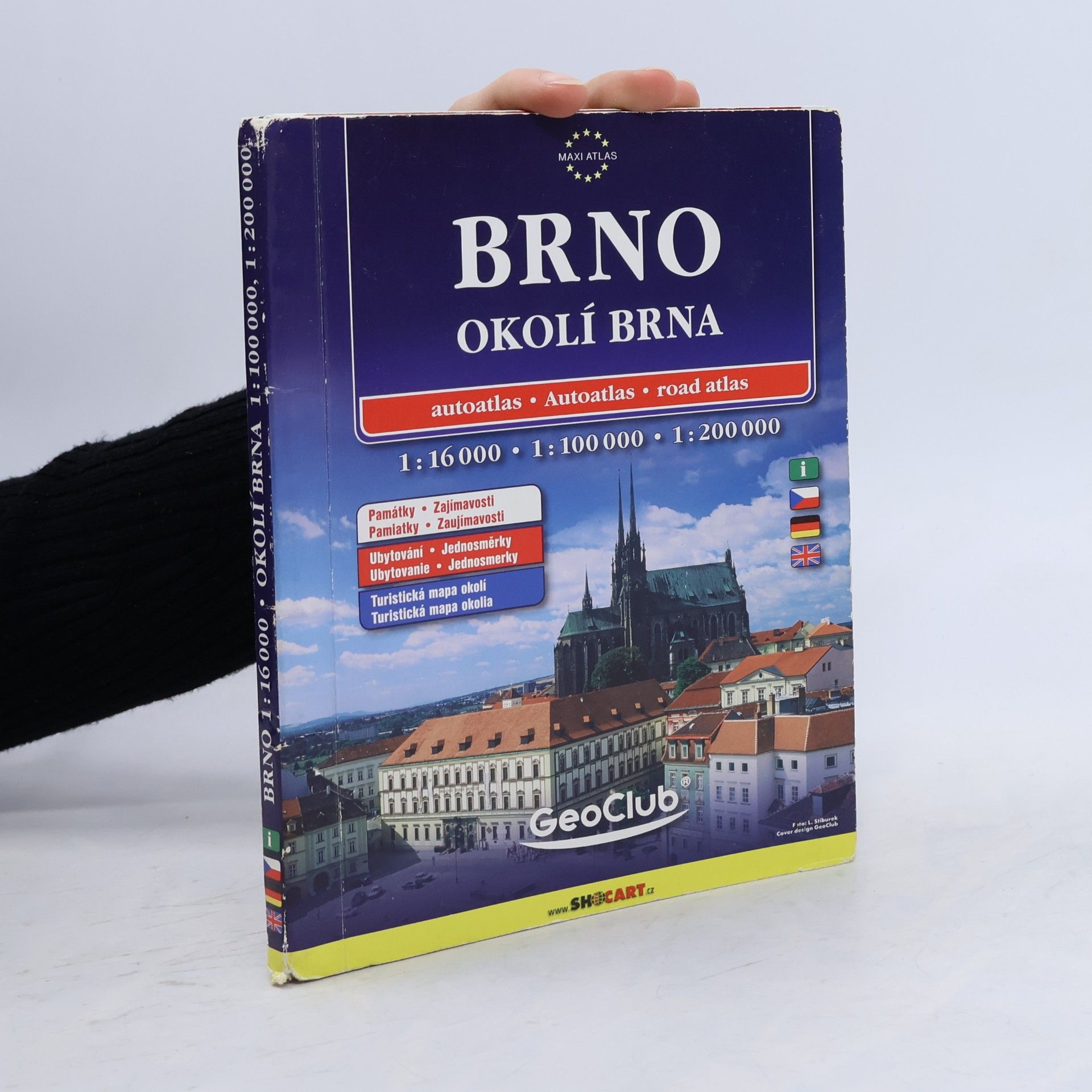 Kolektiv autorů Maxi atlas. Brno a okolí