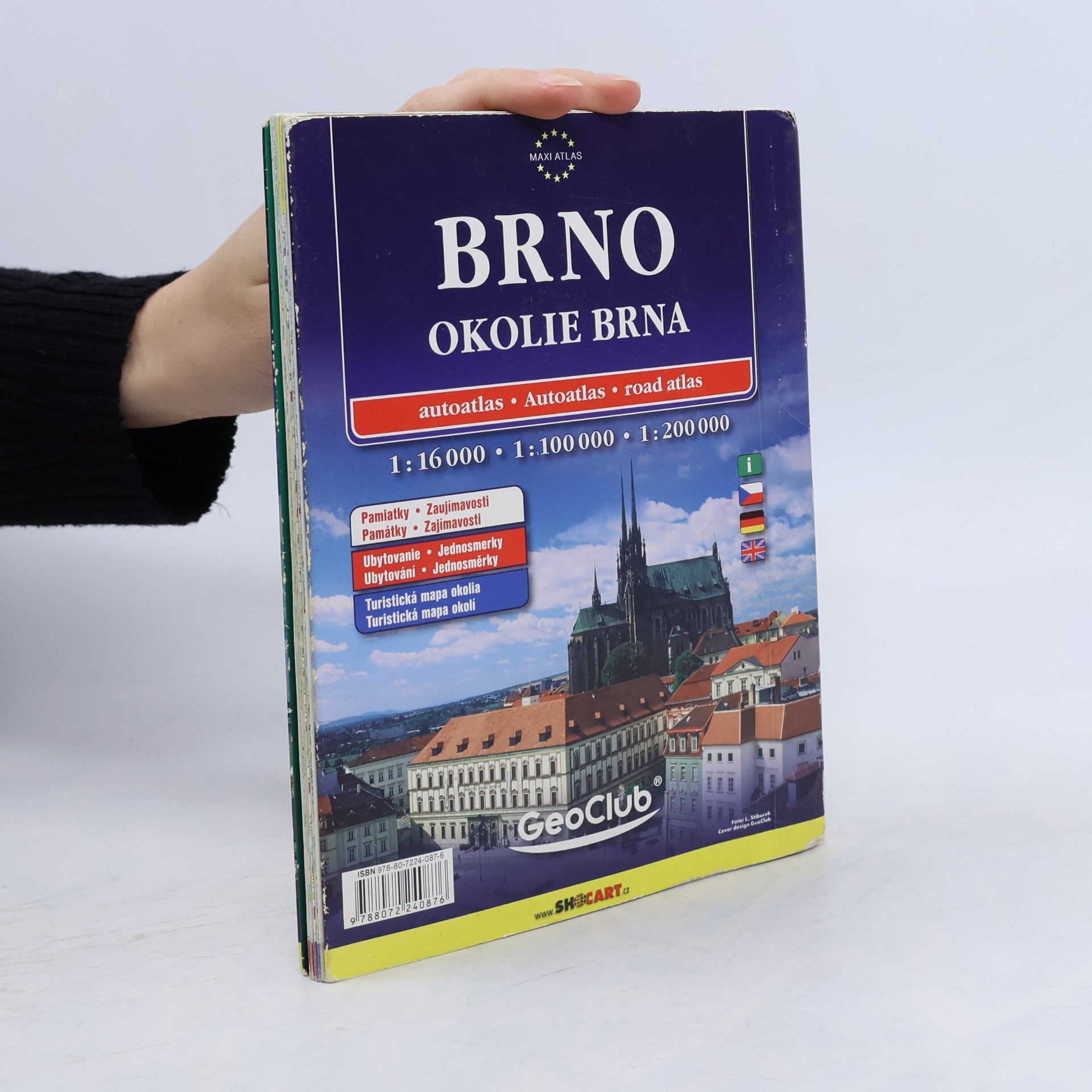 Kolektiv autorů Maxi atlas. Brno a okolí