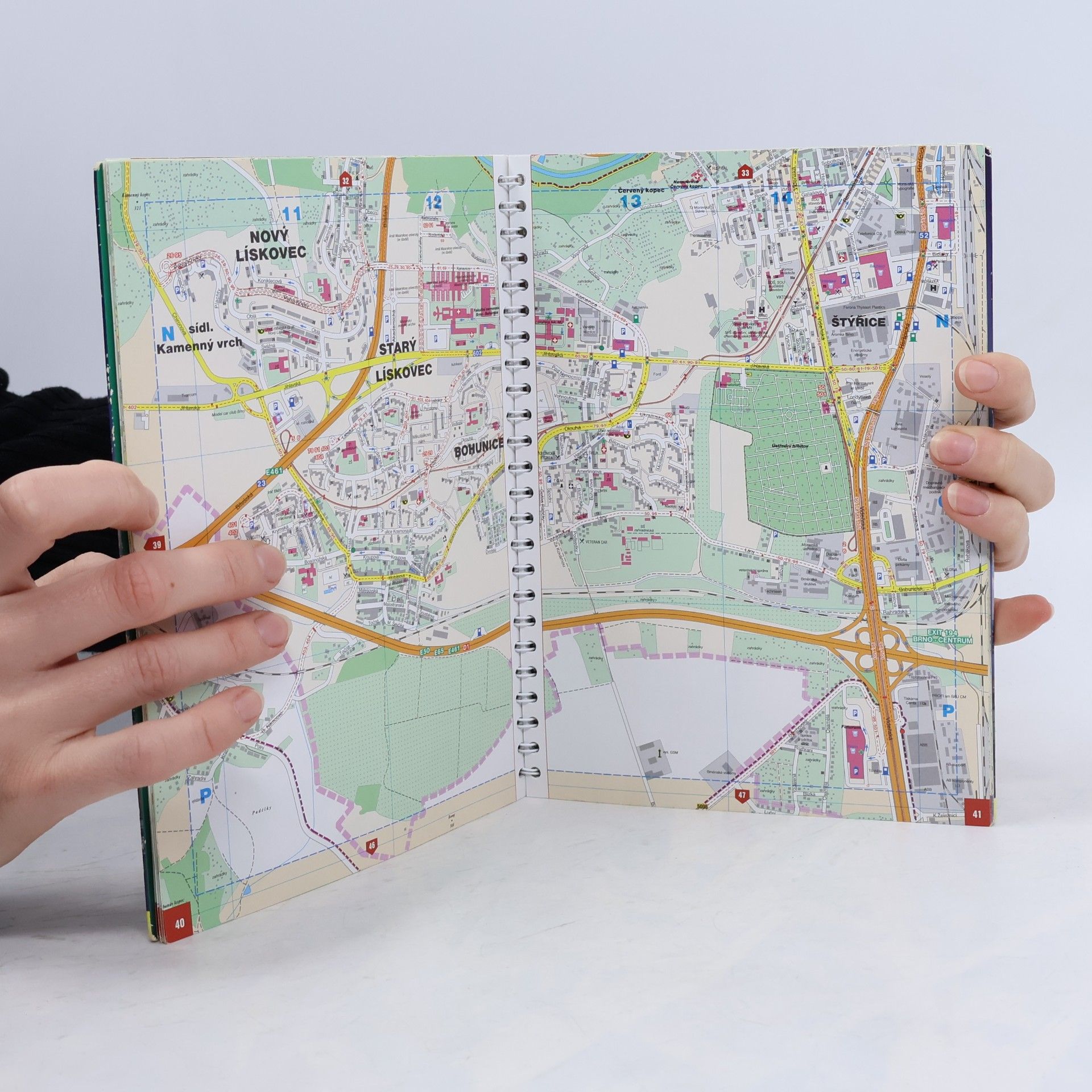 Kolektiv autorů Maxi atlas. Brno a okolí