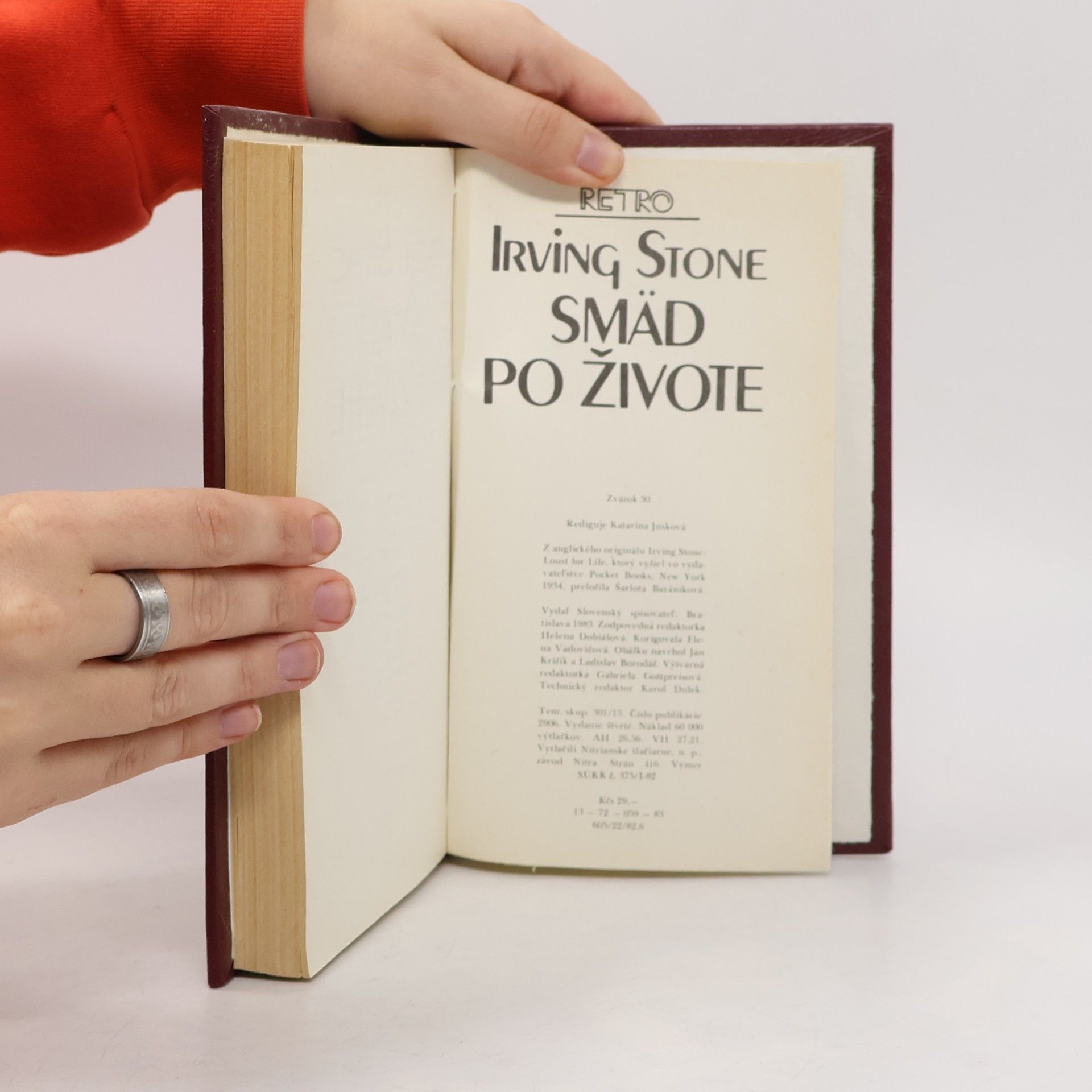 Irving Stone Smäd po živote