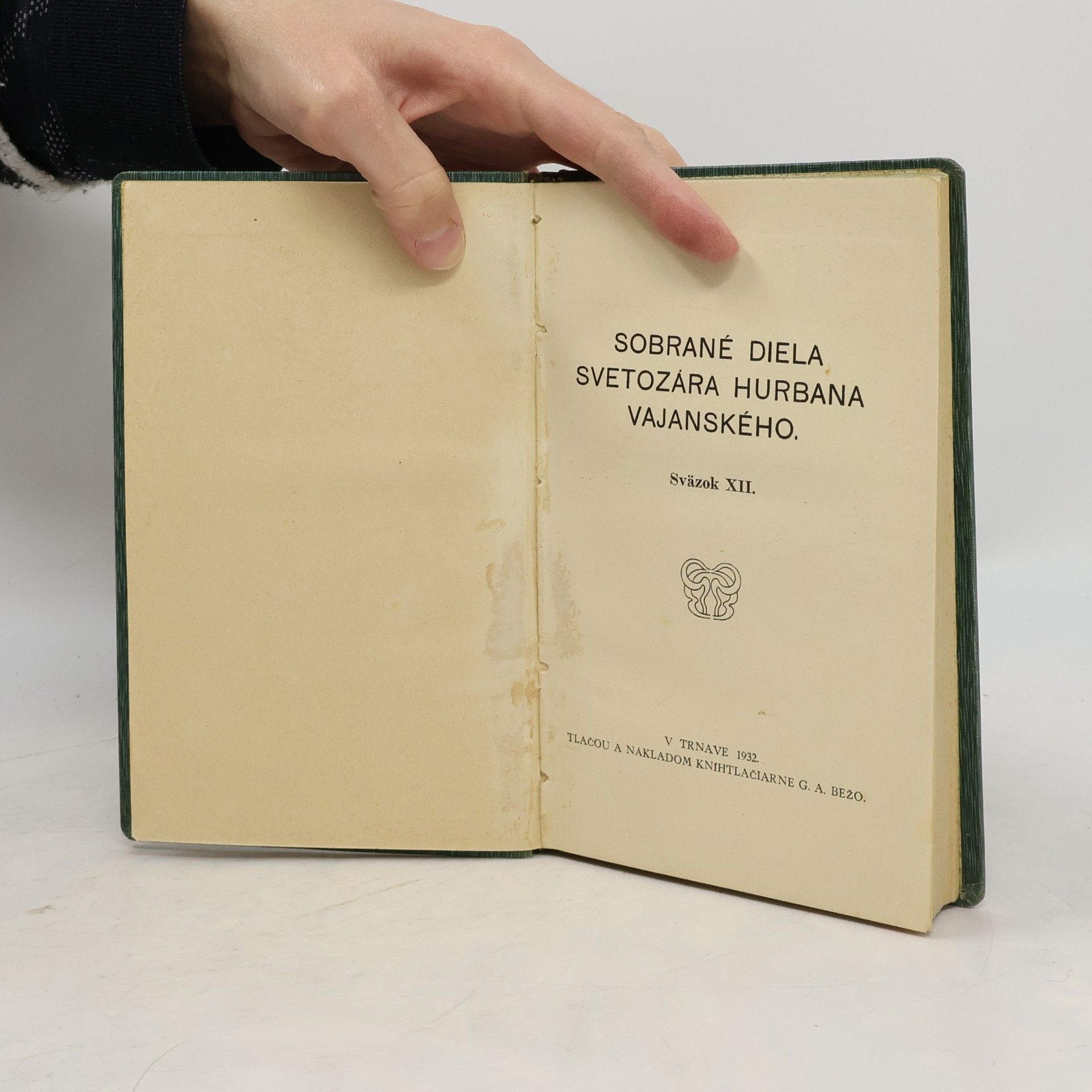 Svetozár Hurban Vajanský Vajanského sobrané diela 12