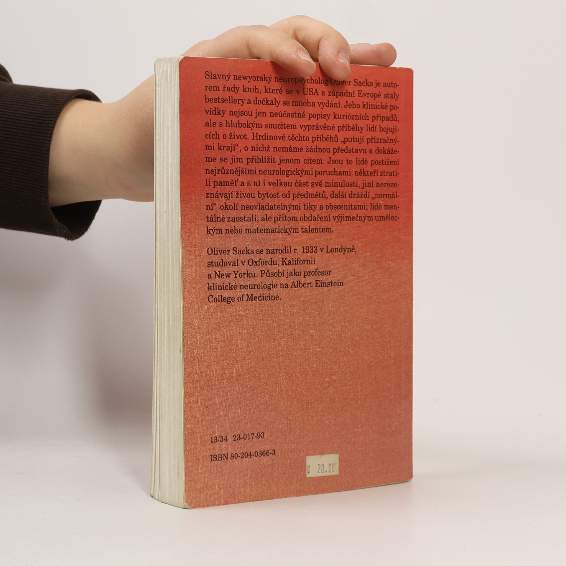 Oliver Sacks Muž, který si pletl manželku s kloboukem