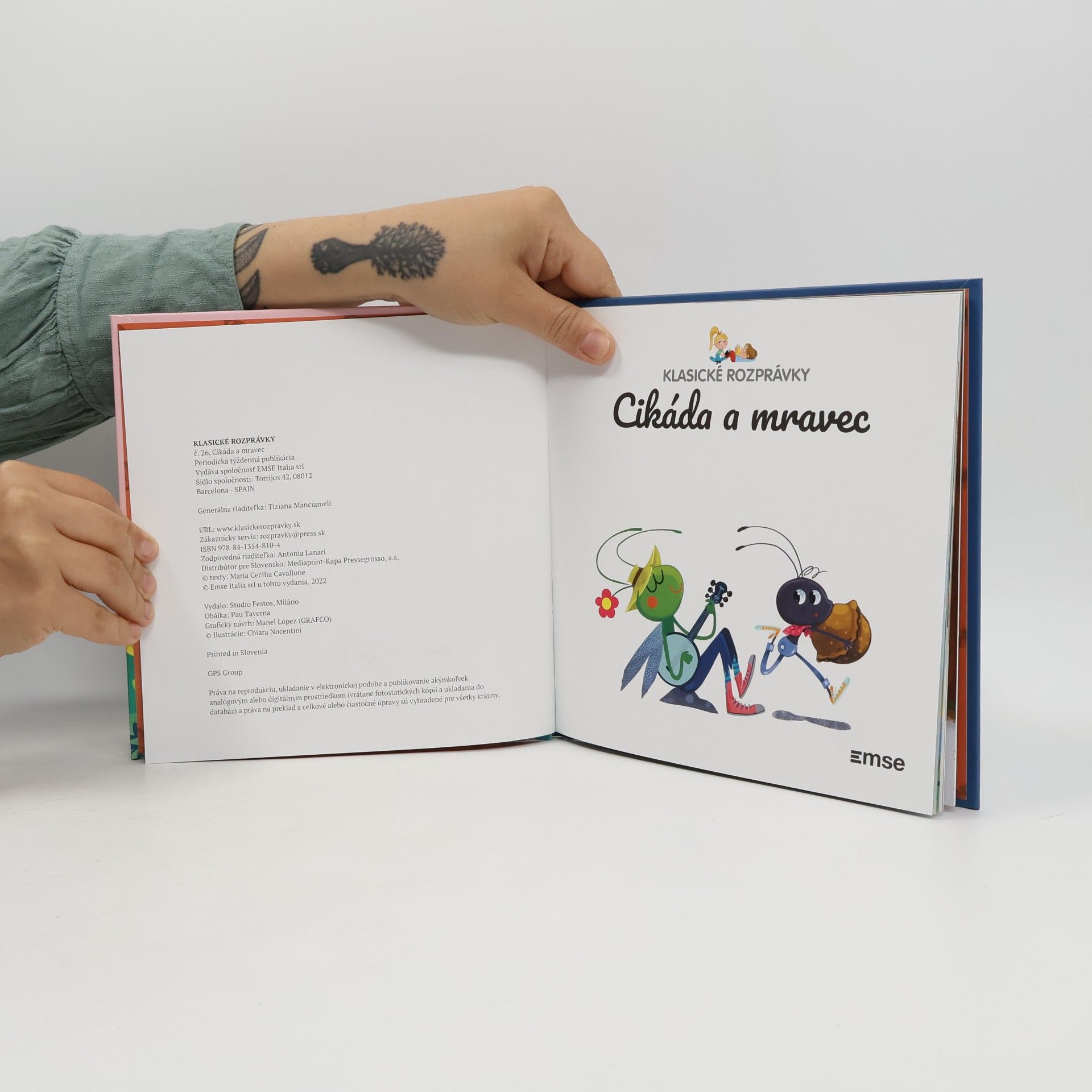 Various authors Klasické rozprávky 26. Cikáda a mravec