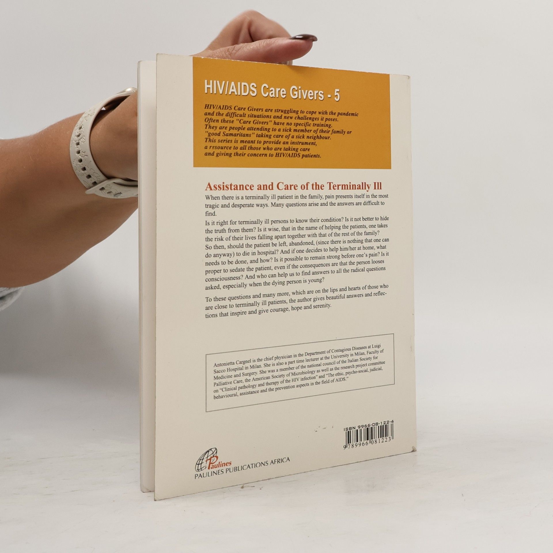 Antonietta Cargnel HIV/AIDS Care Givers 5. Assistance Care For The Terminally I11