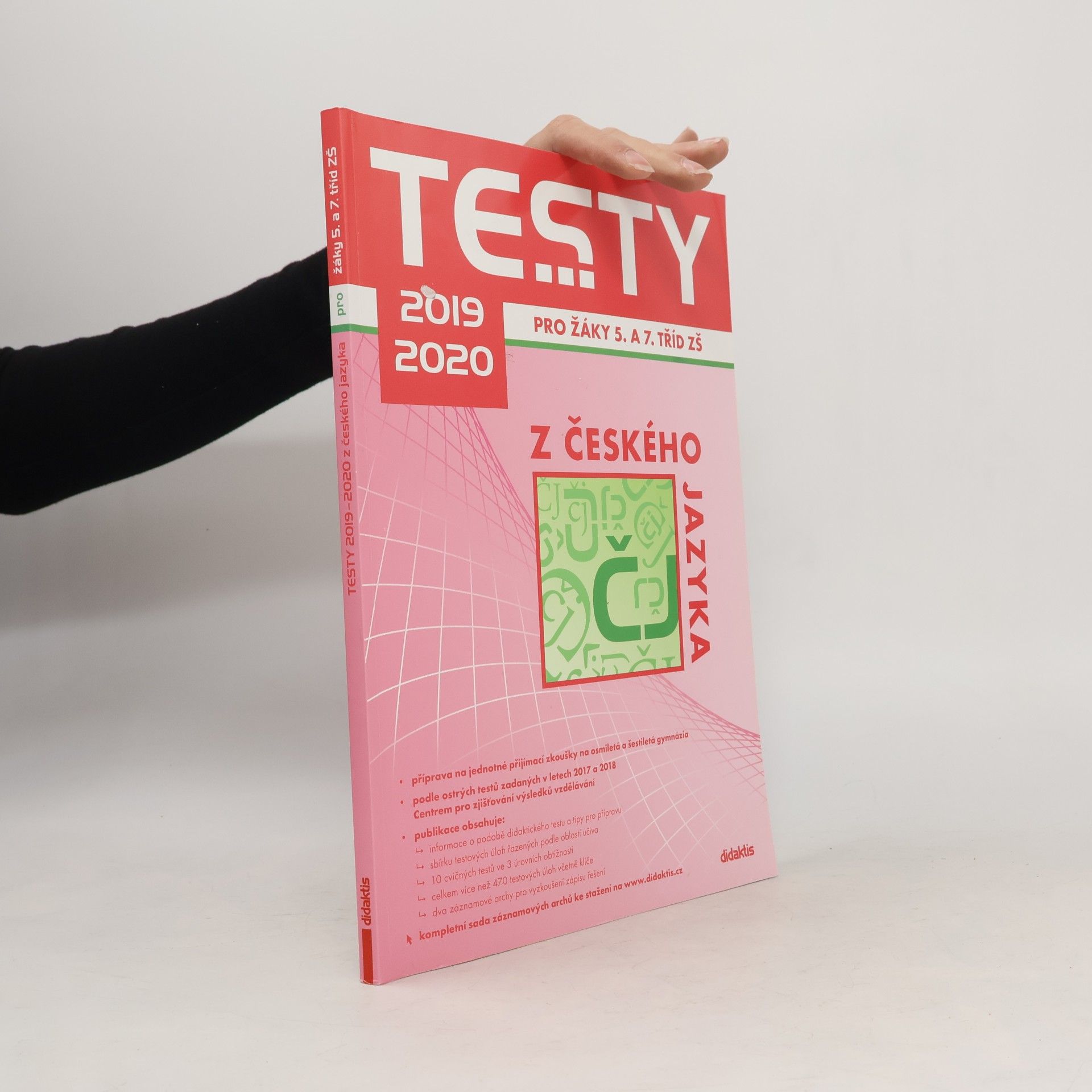Kolektiv autorů Testy ... z českého jazyka: Pro žáky 5. a 7. tříd ZŠ