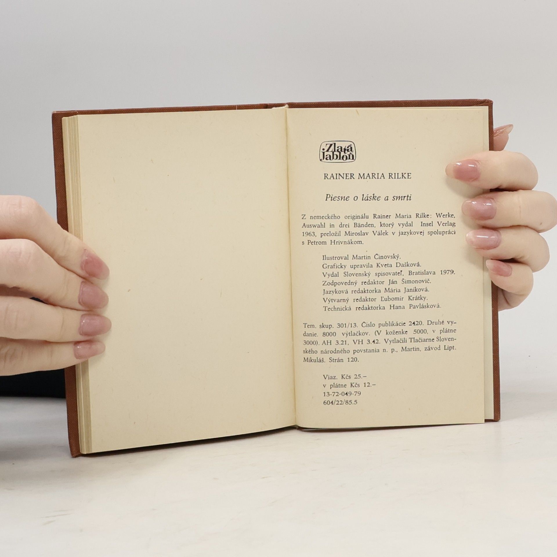 Rainer Maria Rilke Piesne o láske a smrti