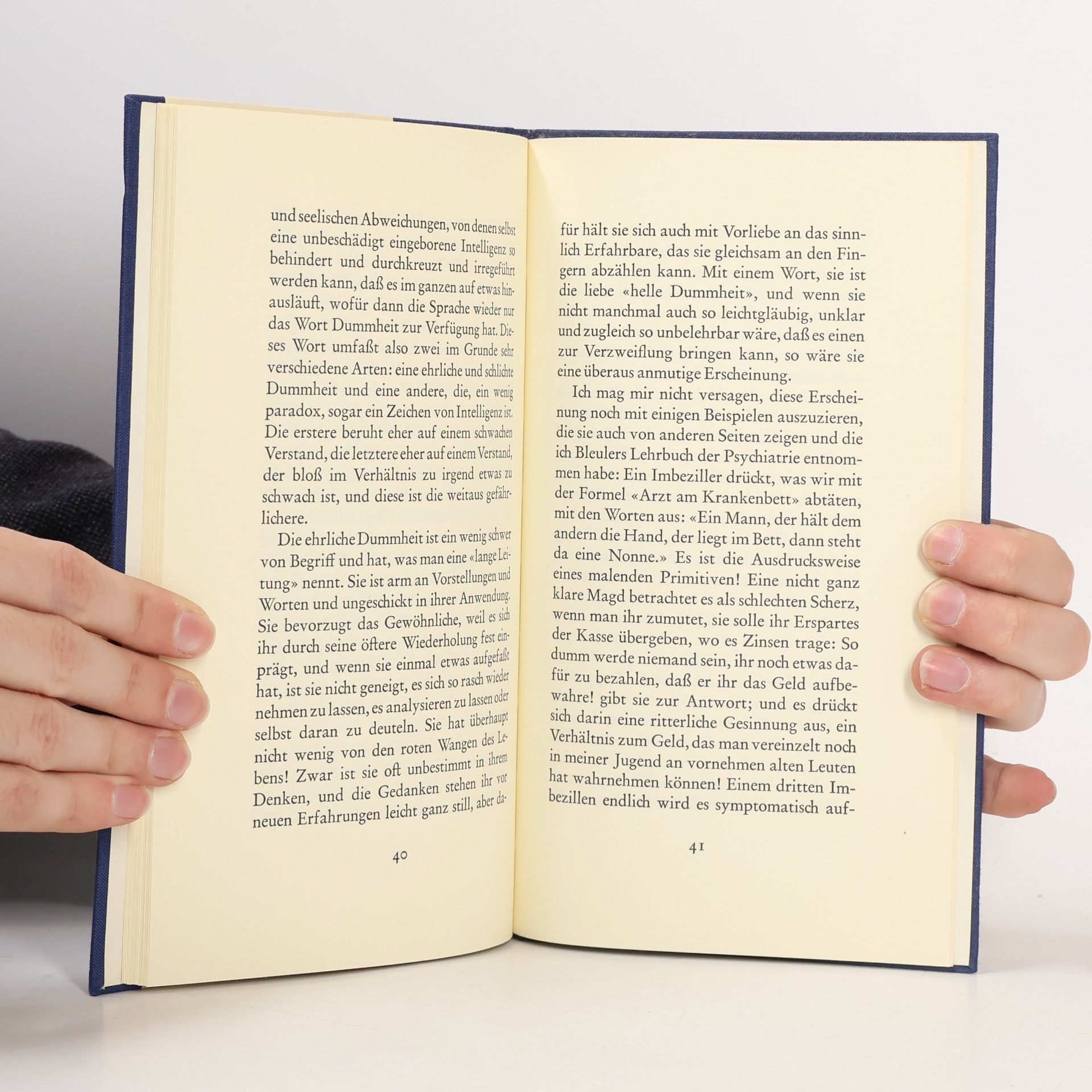 Robert Musil Über die Dummheit