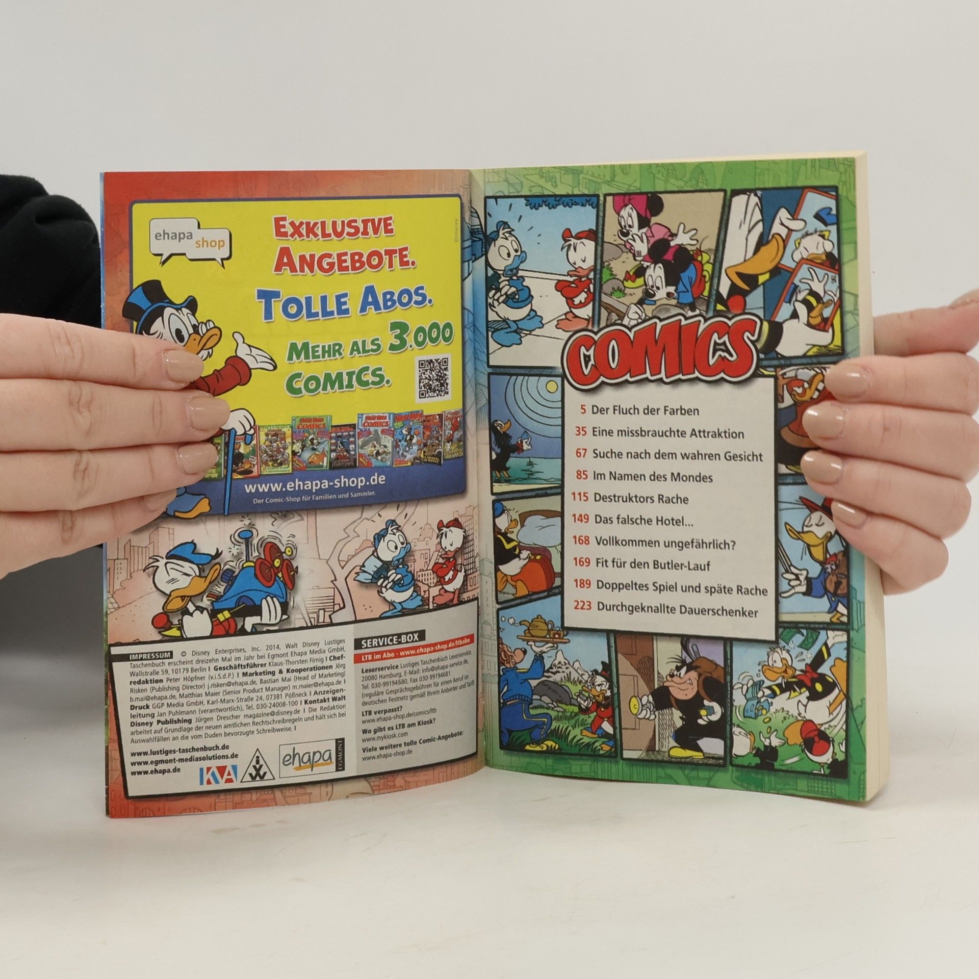 Walt Disney Lustiges Taschenbuch 459. Der Fluch der Farben