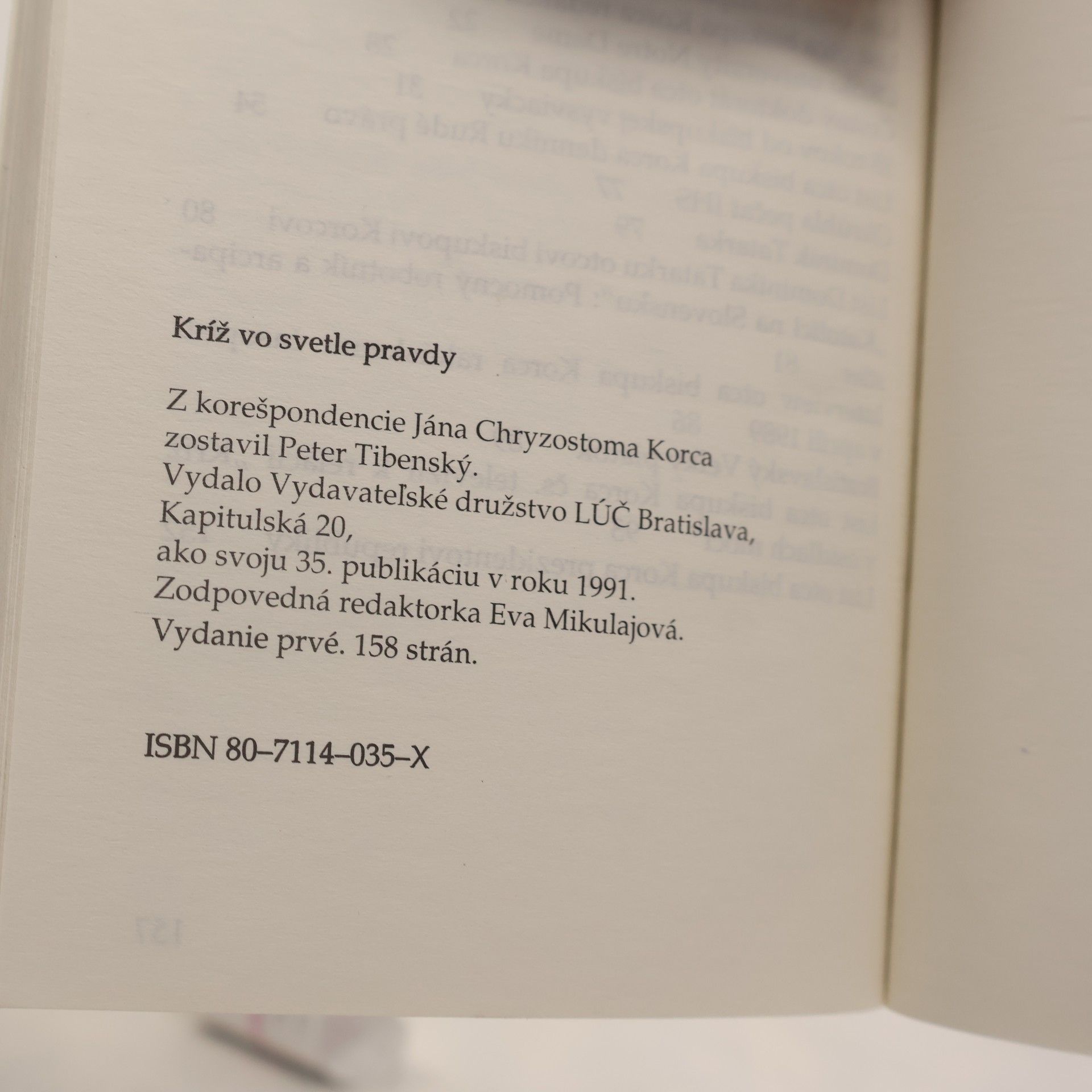 Ludovít Michalovič Kríž vo svetle pravdy