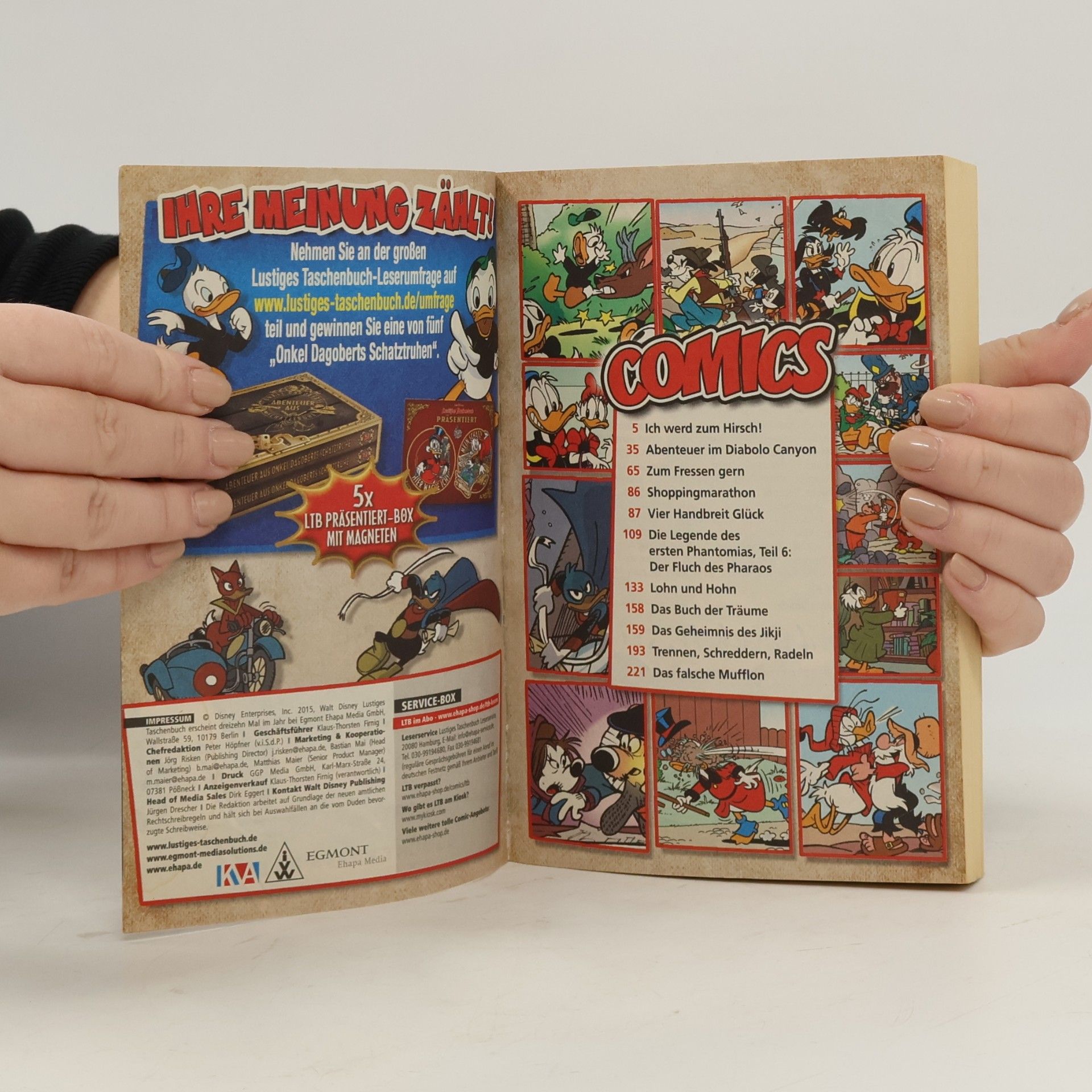 Walt Disney Lustiges Taschenbuch 471. Die Rückkehr des ersten Phantomias